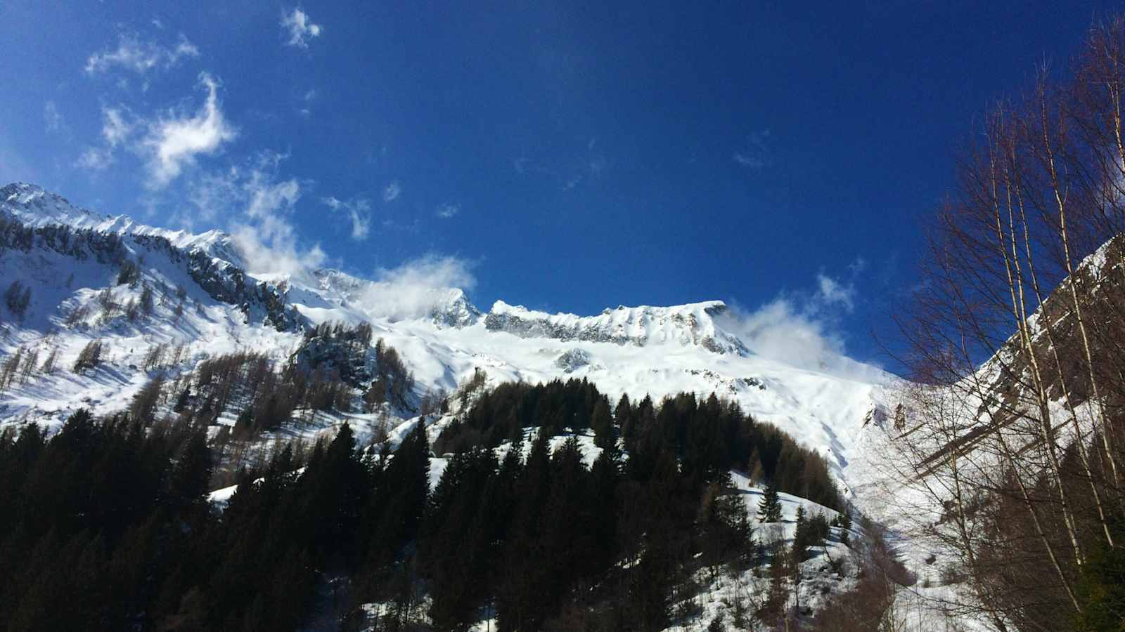 Winter im Pinzgau: Berge im Stubachtal