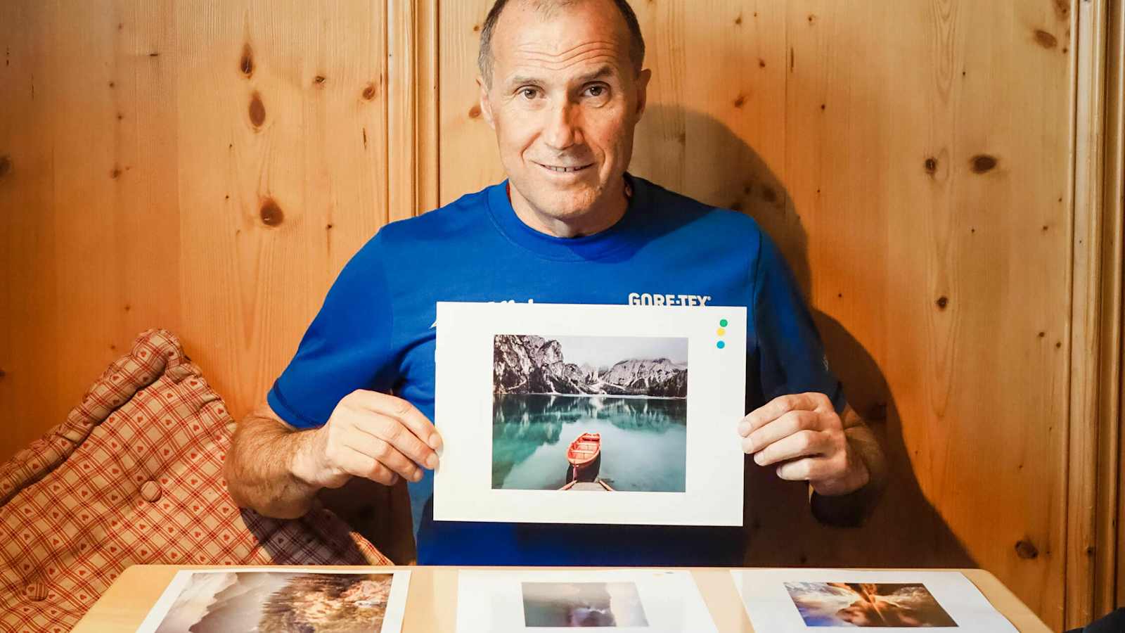 Ralf Dujmovits mit seinem Sieger-Bild