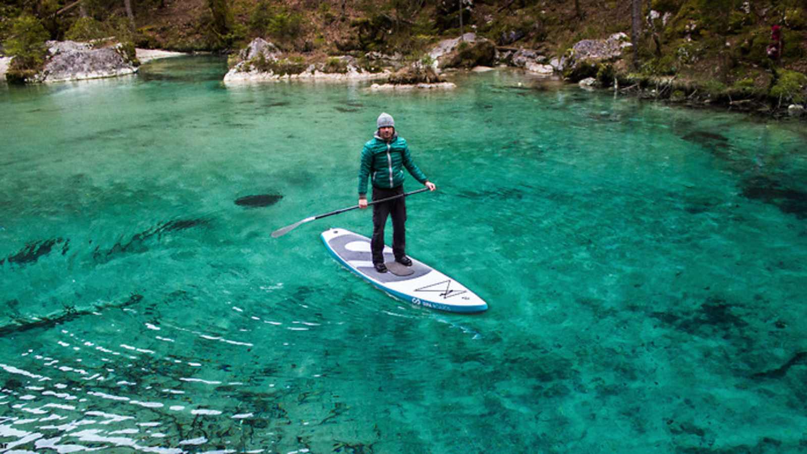 Smaragdgrünes Wasser der Soča