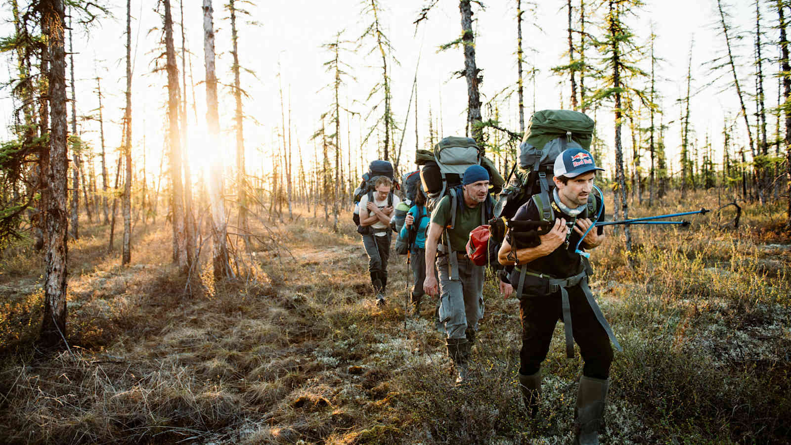 Das Team rund um Kilian Fischhuber auf ihrem Weg durch das Sibirische Hinterland