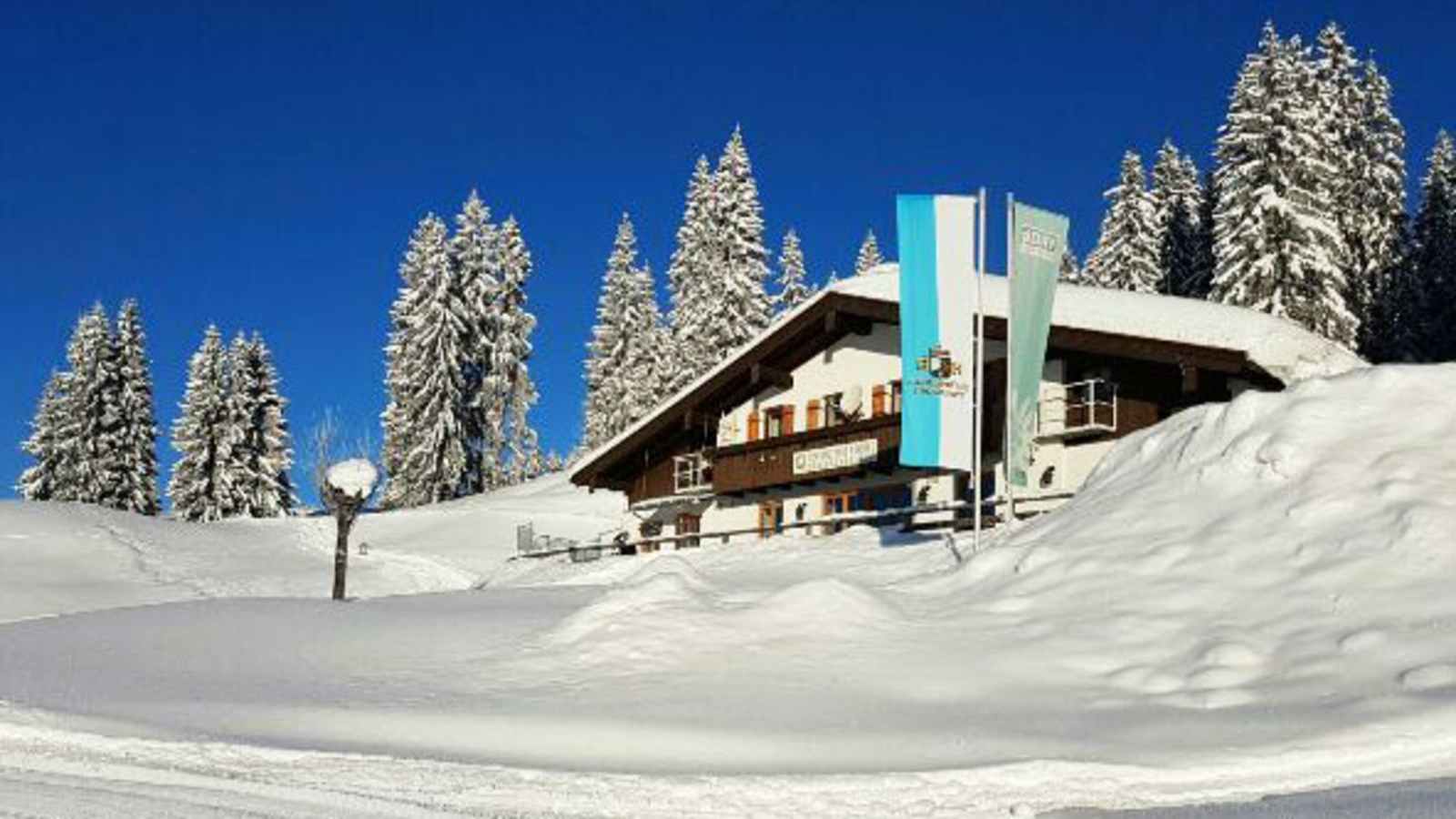 Traunsteiner Skihütte in Bayern