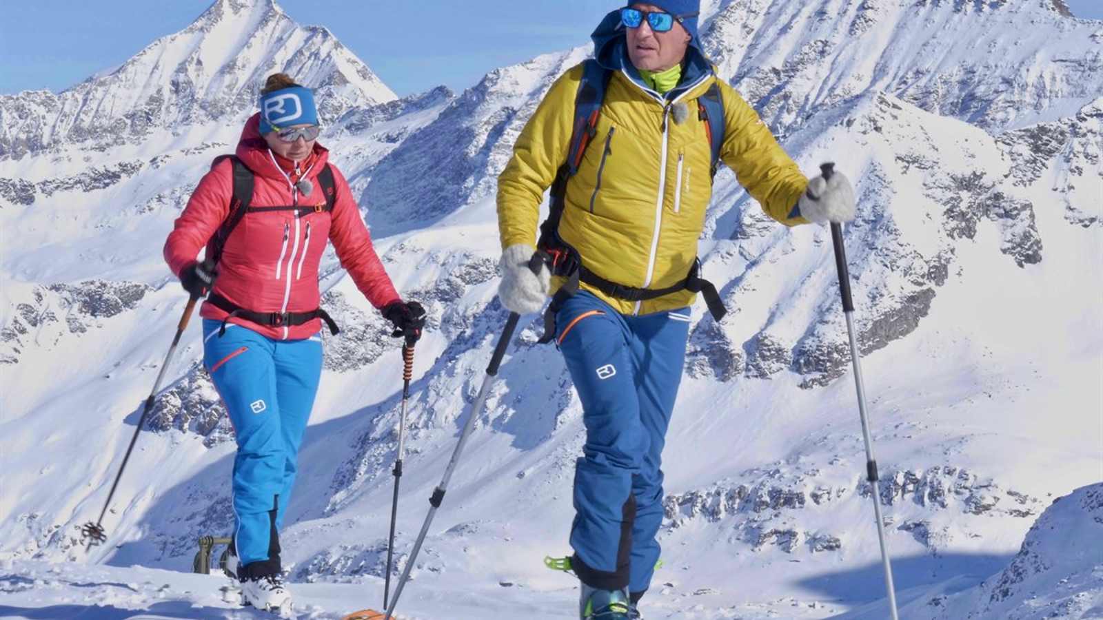 Skitour auf dem Weißsee Gletscher