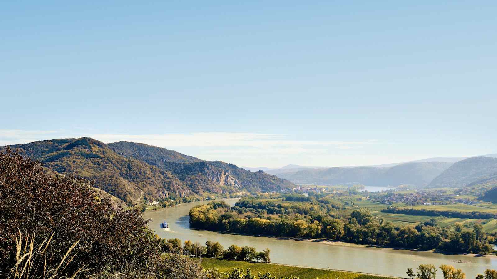 Die Donau durchquert die Wachau.