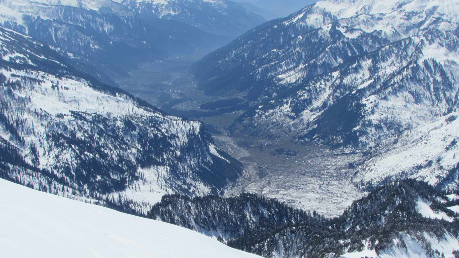 Blick aufs Kullu Valley