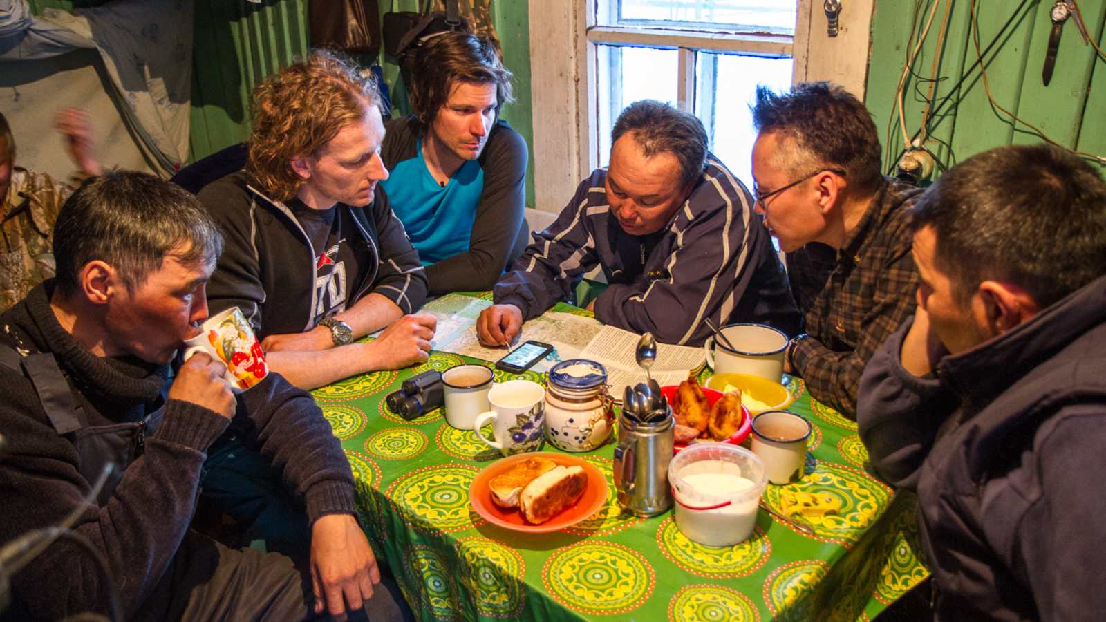 Tourenplanung im Tscherskigebirge