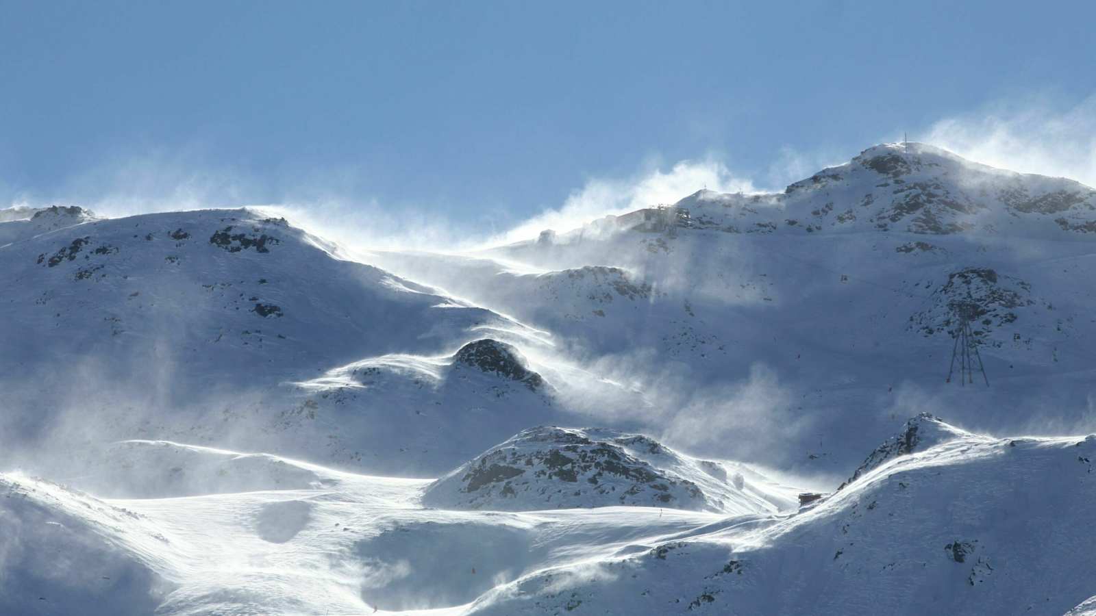 Wind in den Bergen