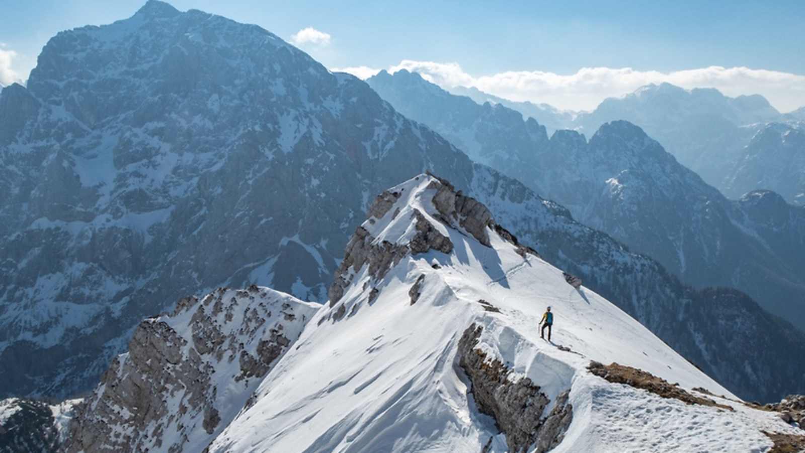 Winterbergsteigen in den Julischen Alpen