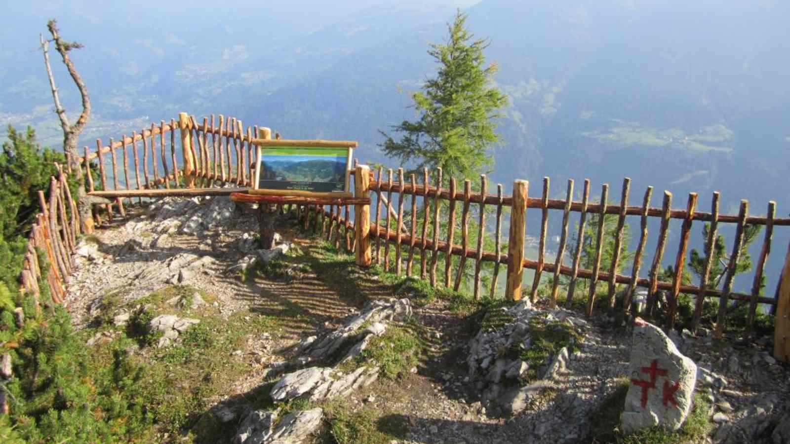 Blick vom Grenzstein