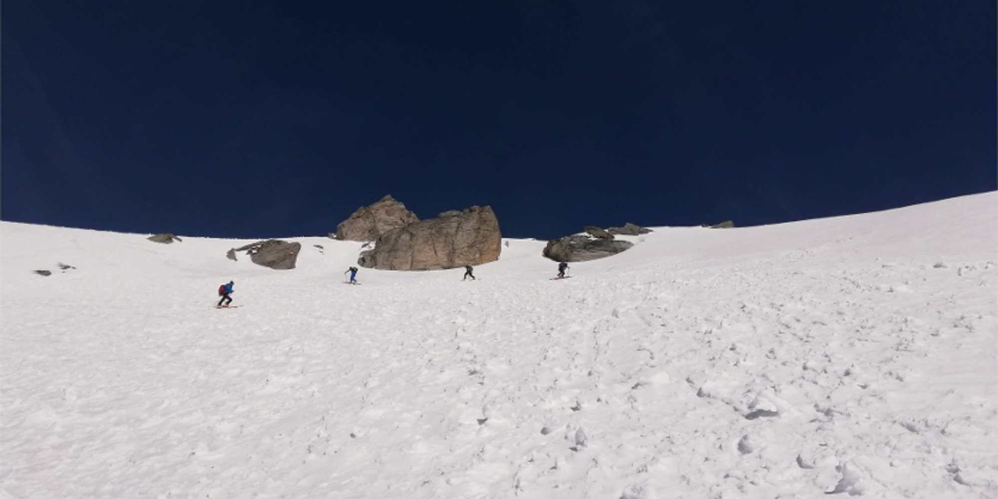 Skitour auf den Kraxentrager im Pfitscher Tal bei Sterzing.