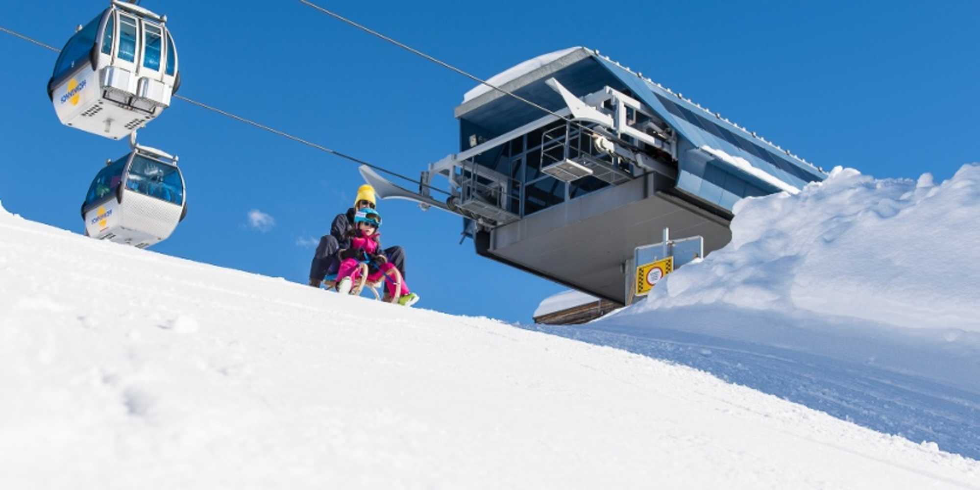 Start bei der Bergstation der Sonnenkopfbahn