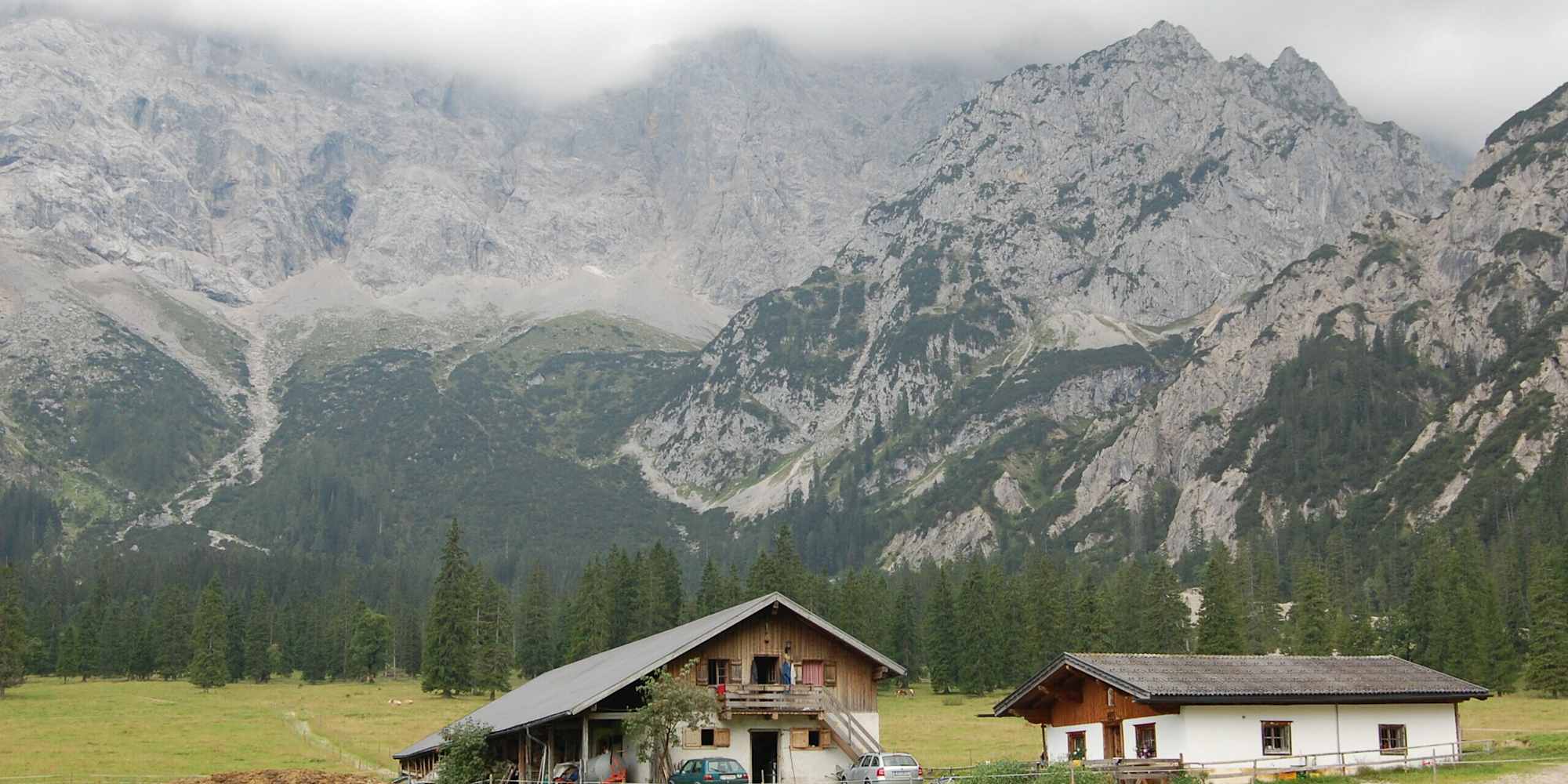 Die Rohntalalm - schöne Familientour im Naturpark Karwendel