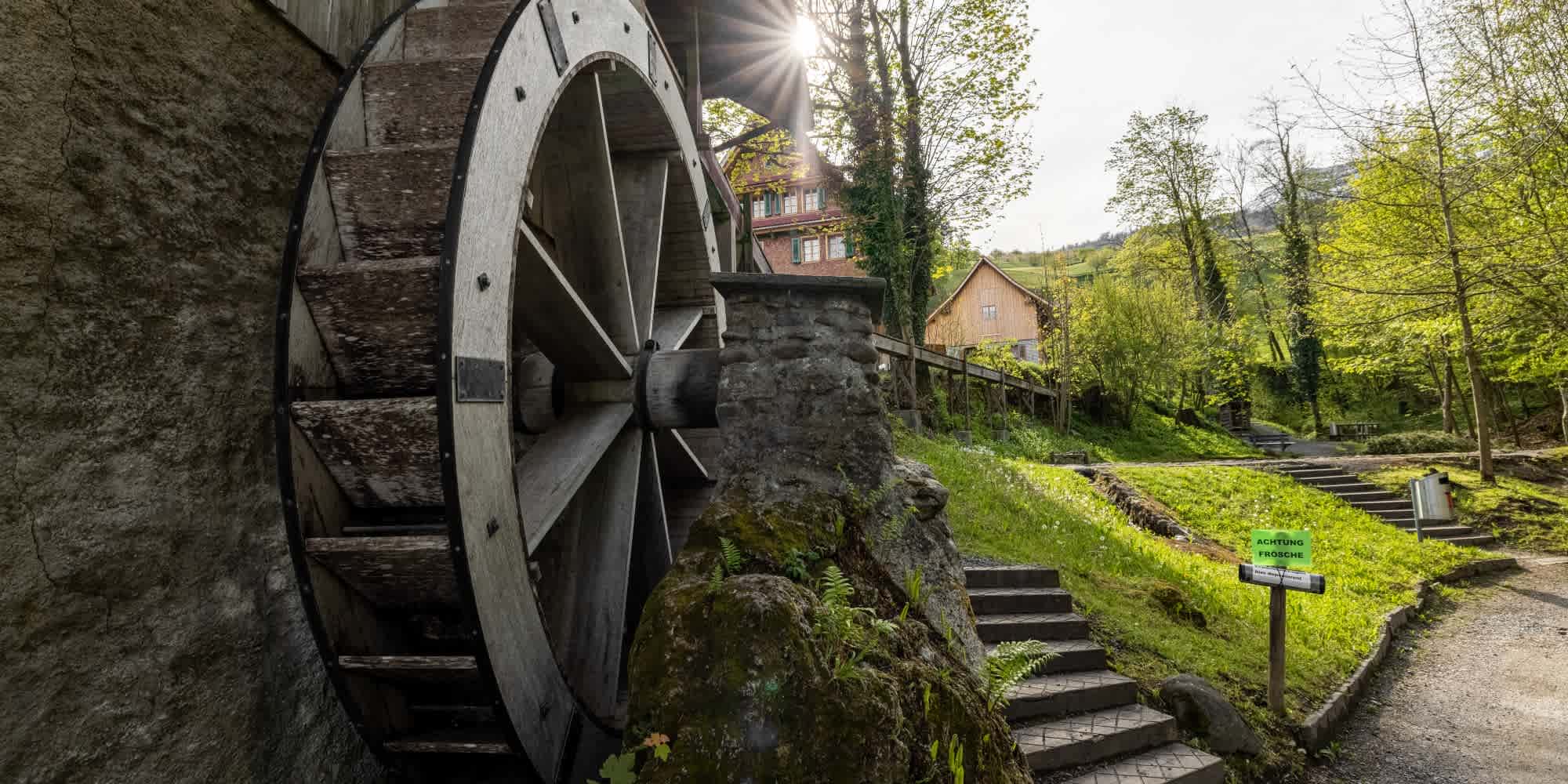 Die Wanderung führt an der historischen Gesslerburg vorbei