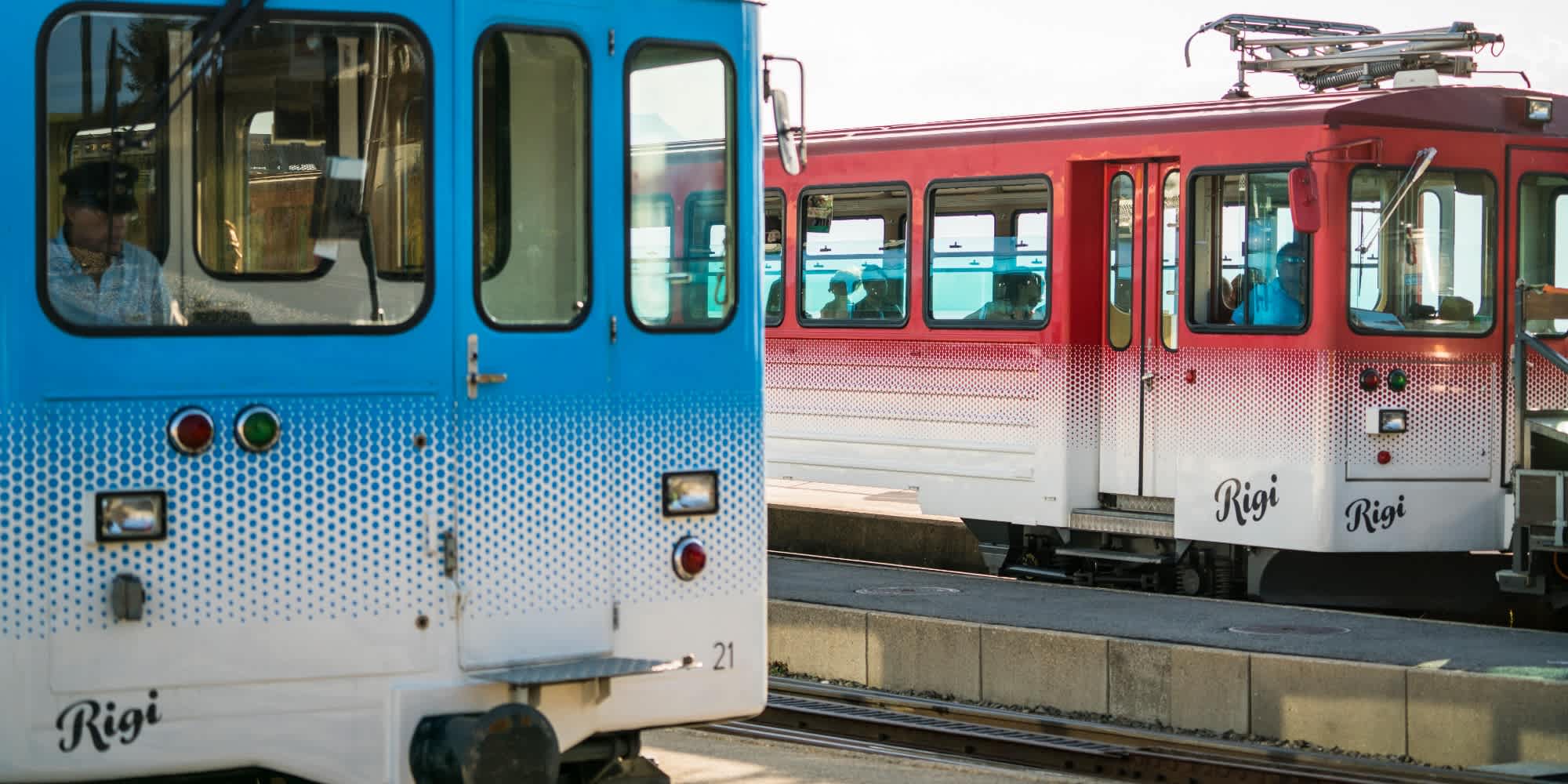 Rigi Staffel: Treffpunkt der Zahnradbahnen ab Goldau und Vitznau