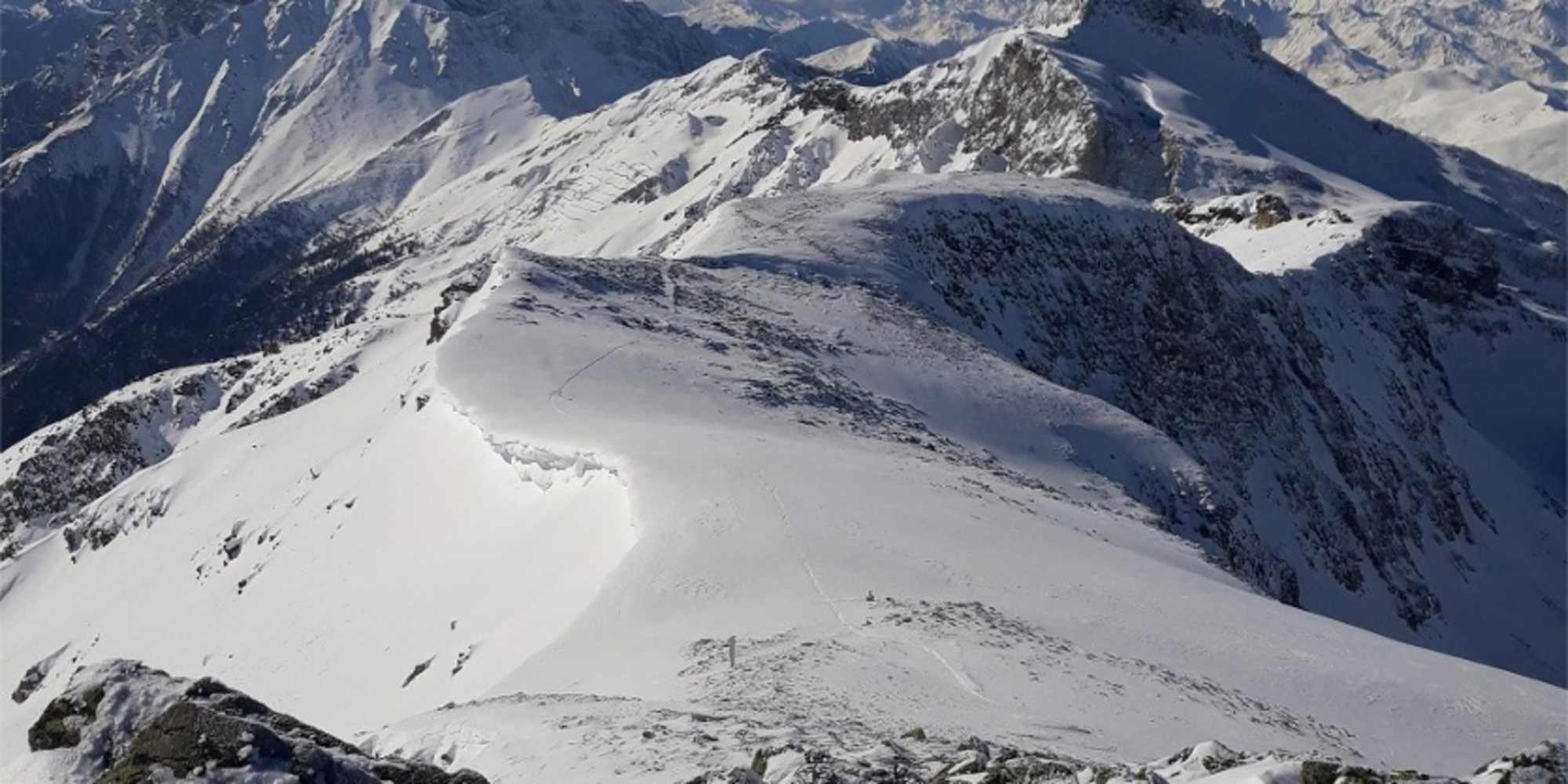 Skitour auf die Wildseespitze im Pfitschertal.