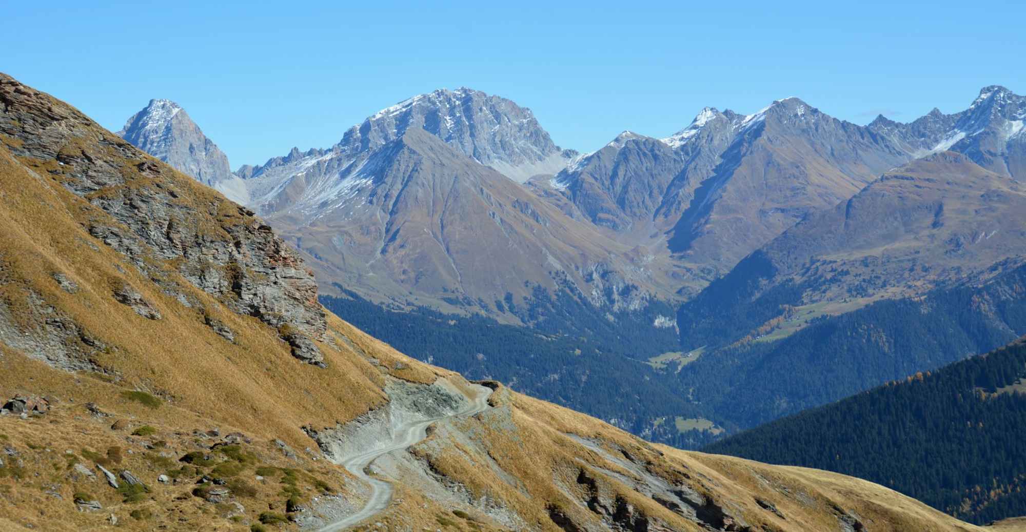 Auf dem Weg zum Piz Martegnas