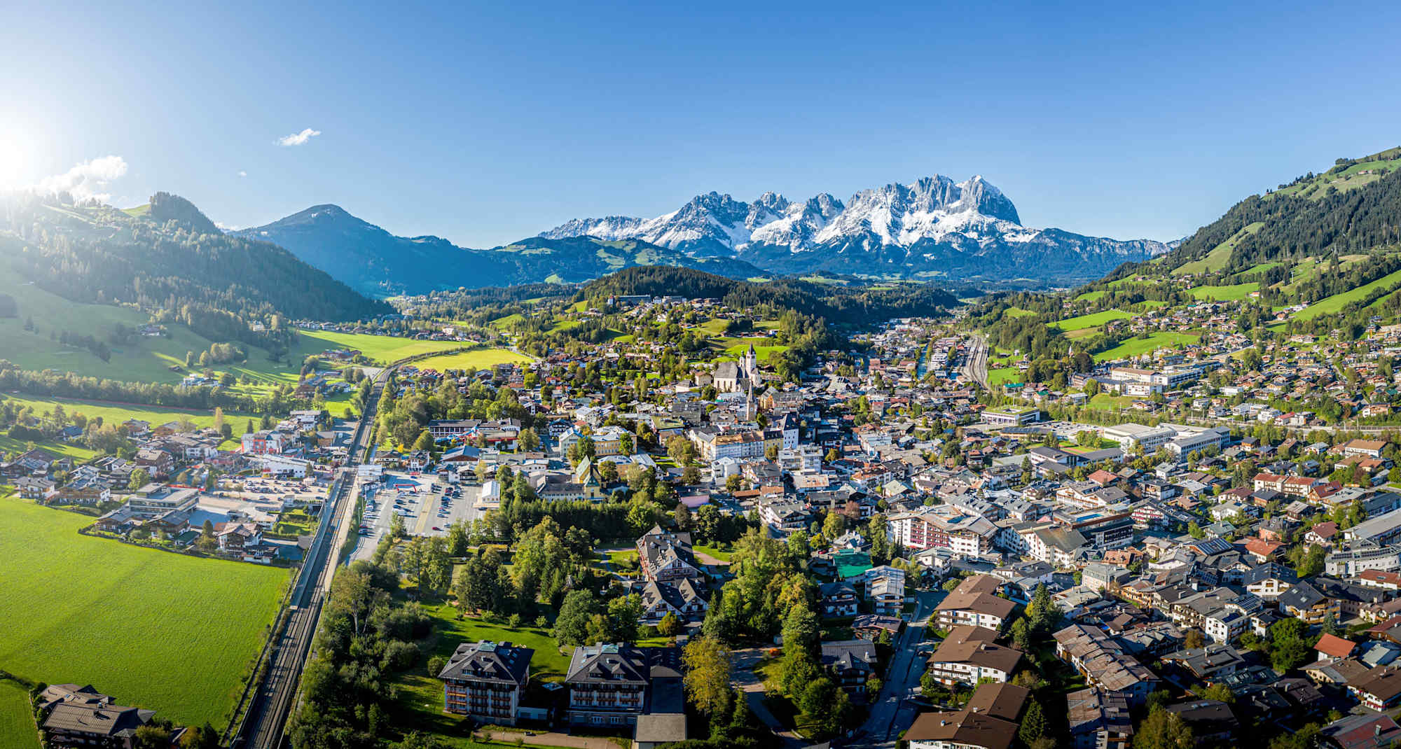 Blick über Kitzbühel