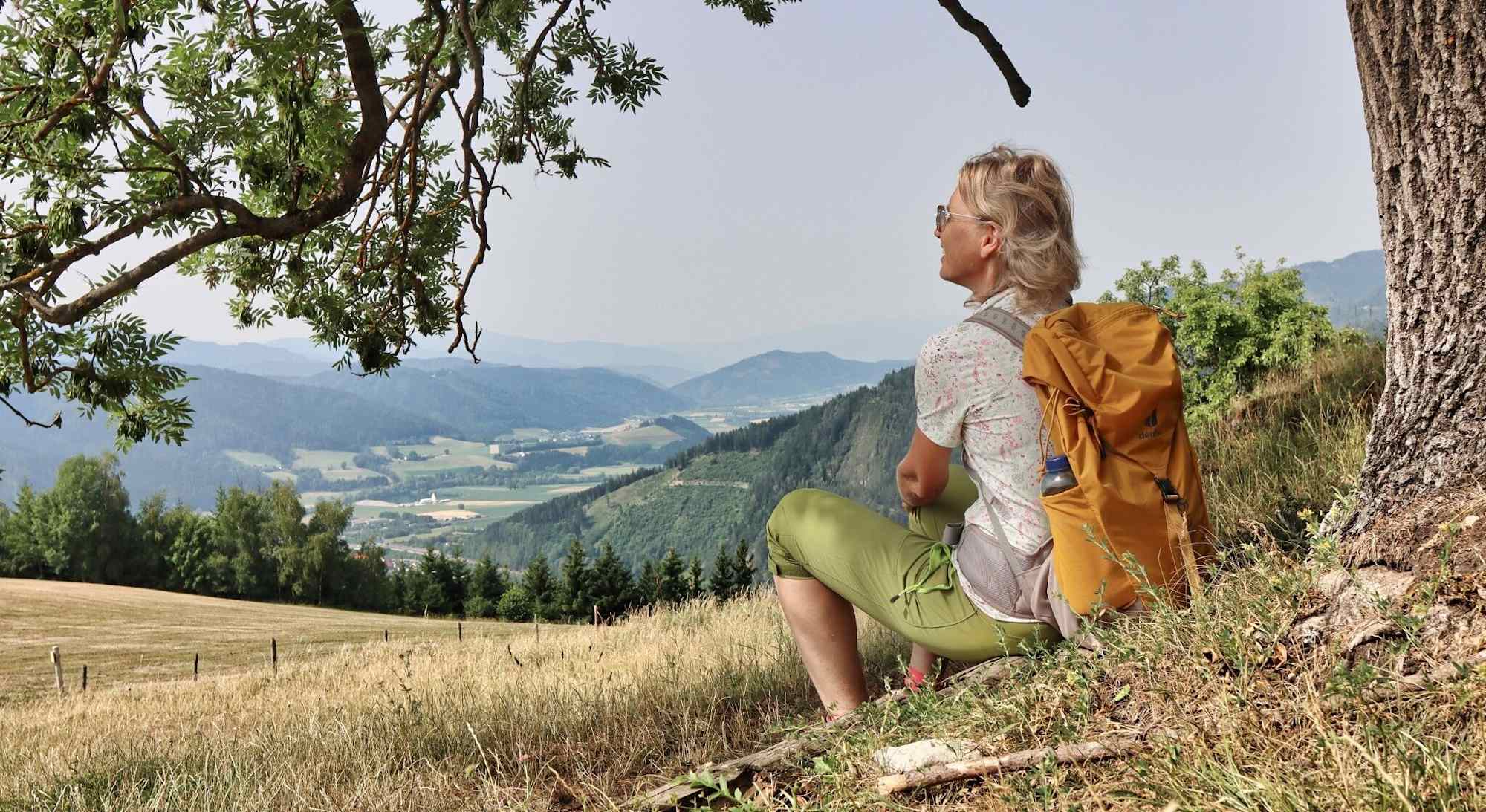 Styrian Iron Trail - Etappe 1 - aussichtsreicher Rastplatz