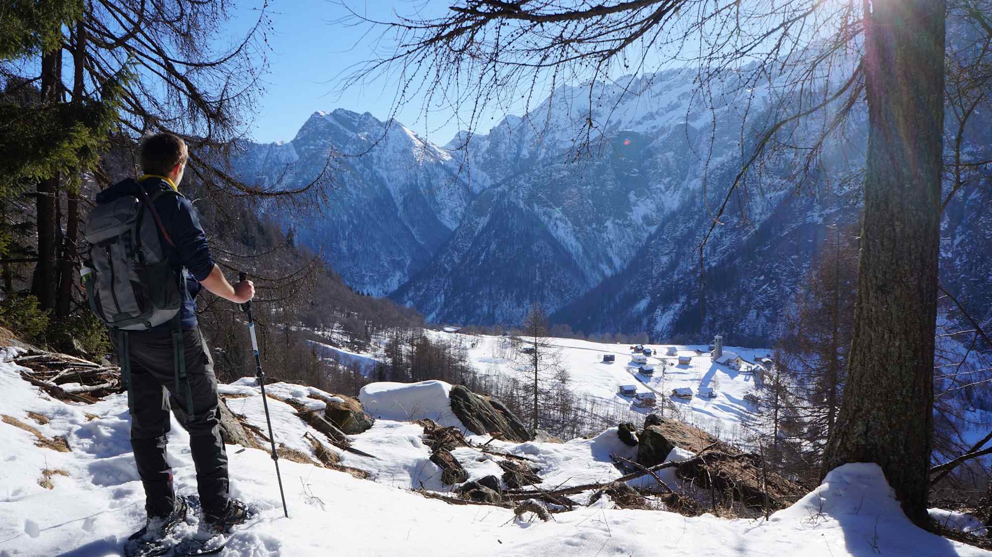 Schneeschuhtour Campo Vallemaggia