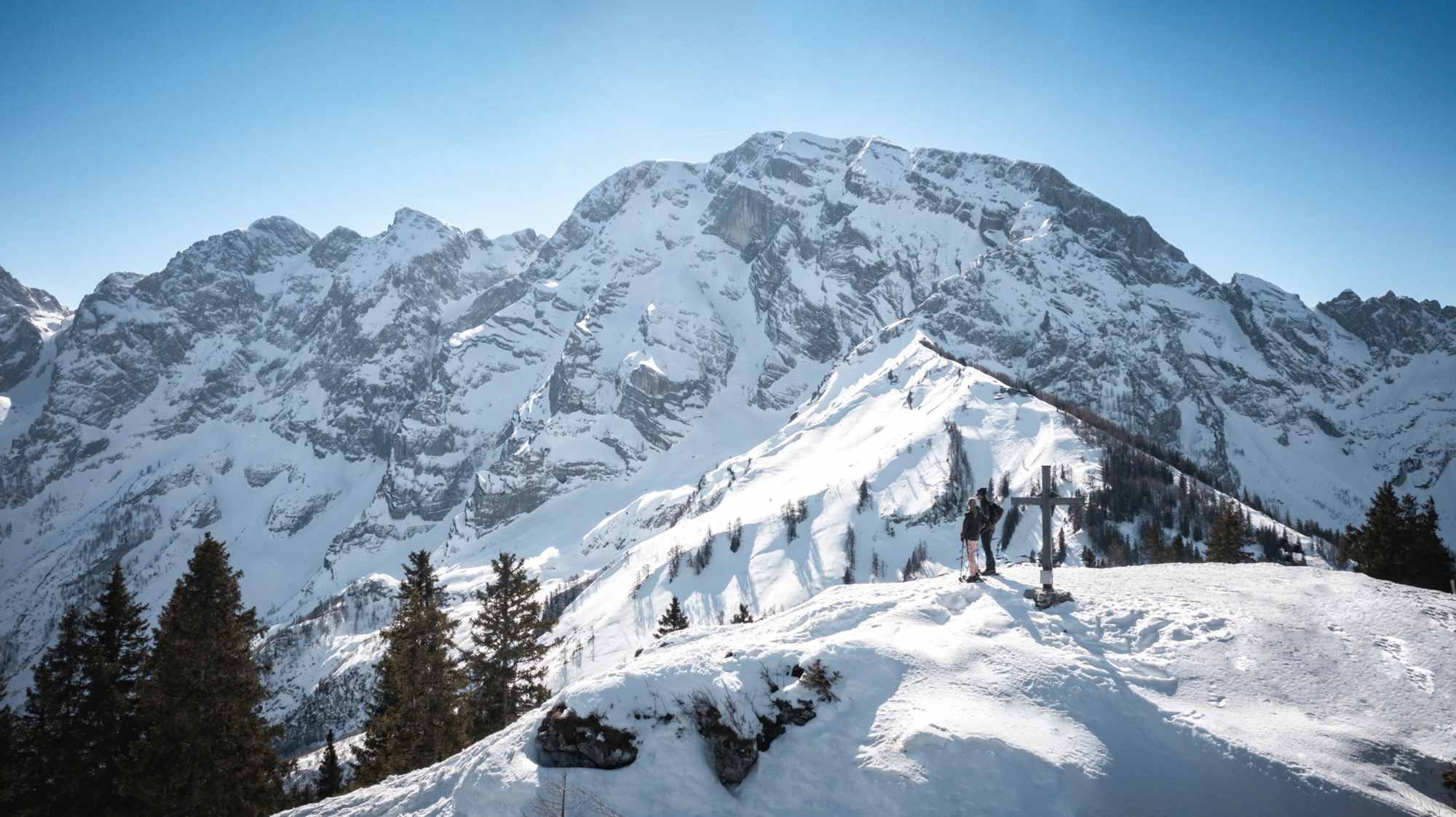 Winterliches Gipfelglück am Rossfeld 
