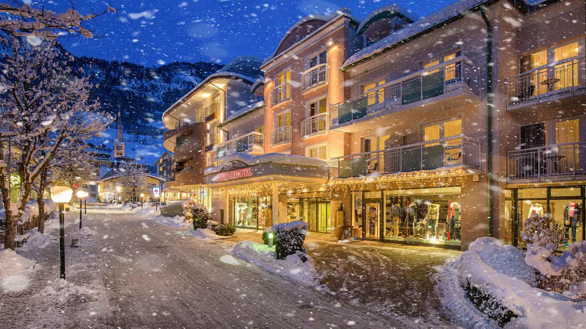Kurparkhotel Aussen Winter