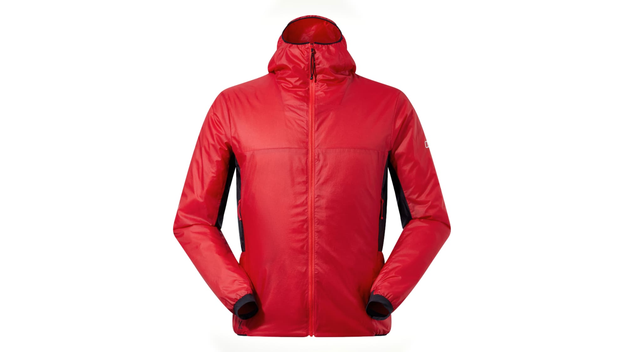 Der MTN Arete LB Synthetic Hoodie für Herren in den Farben rot-schwarz.