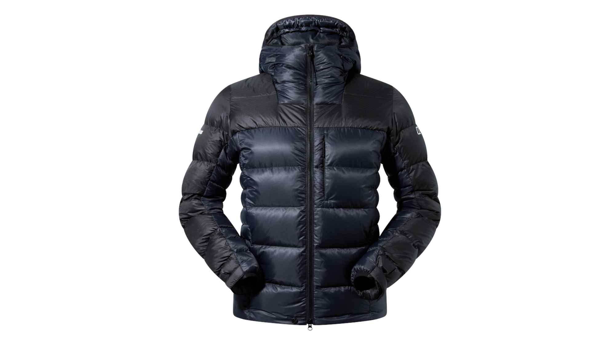 Der MTN Arete Ultra Down Hoody von Berghaus für Herren in der Farbe schwarz.
