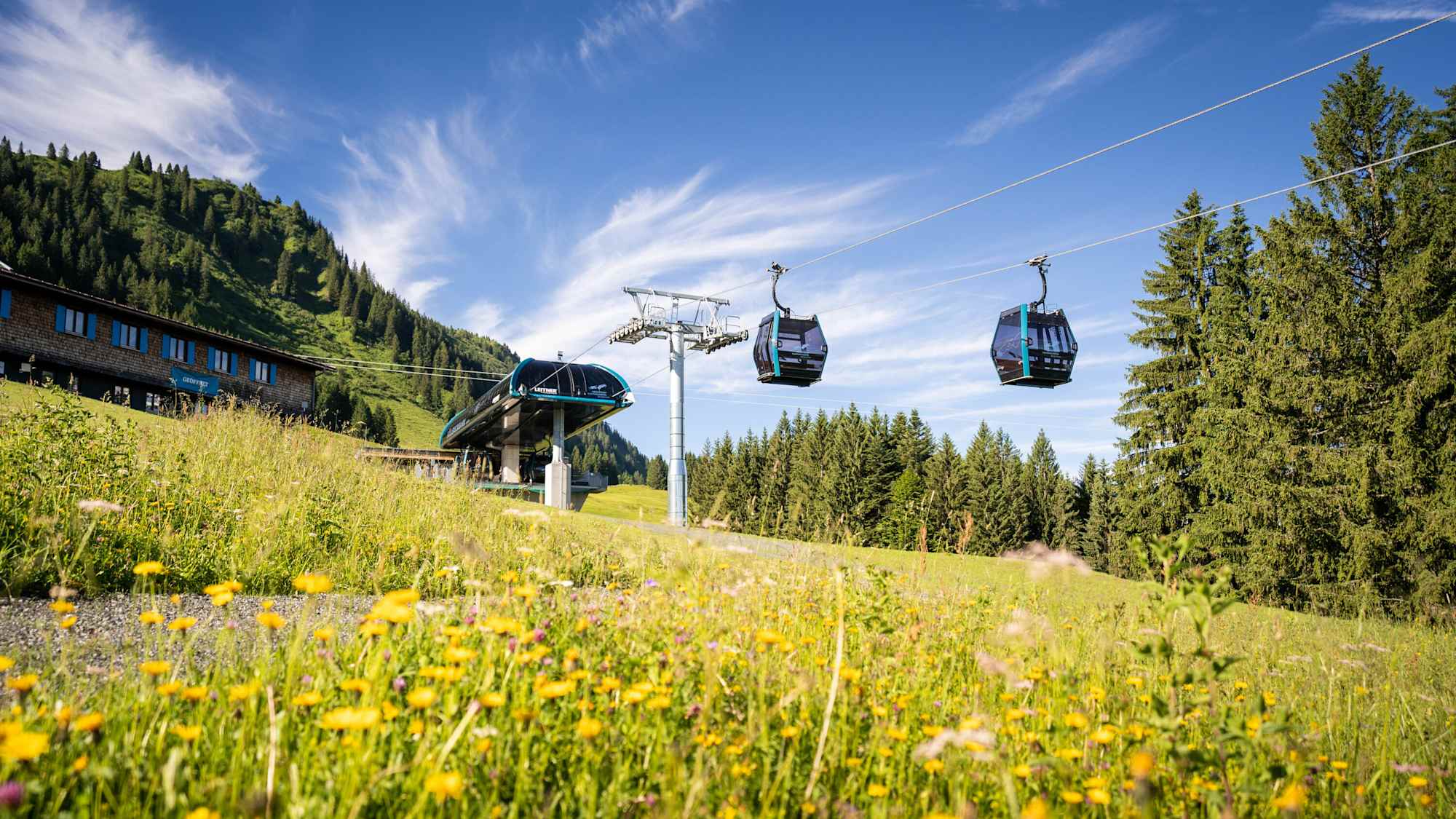Die Bergstation der Sollereckbahn.