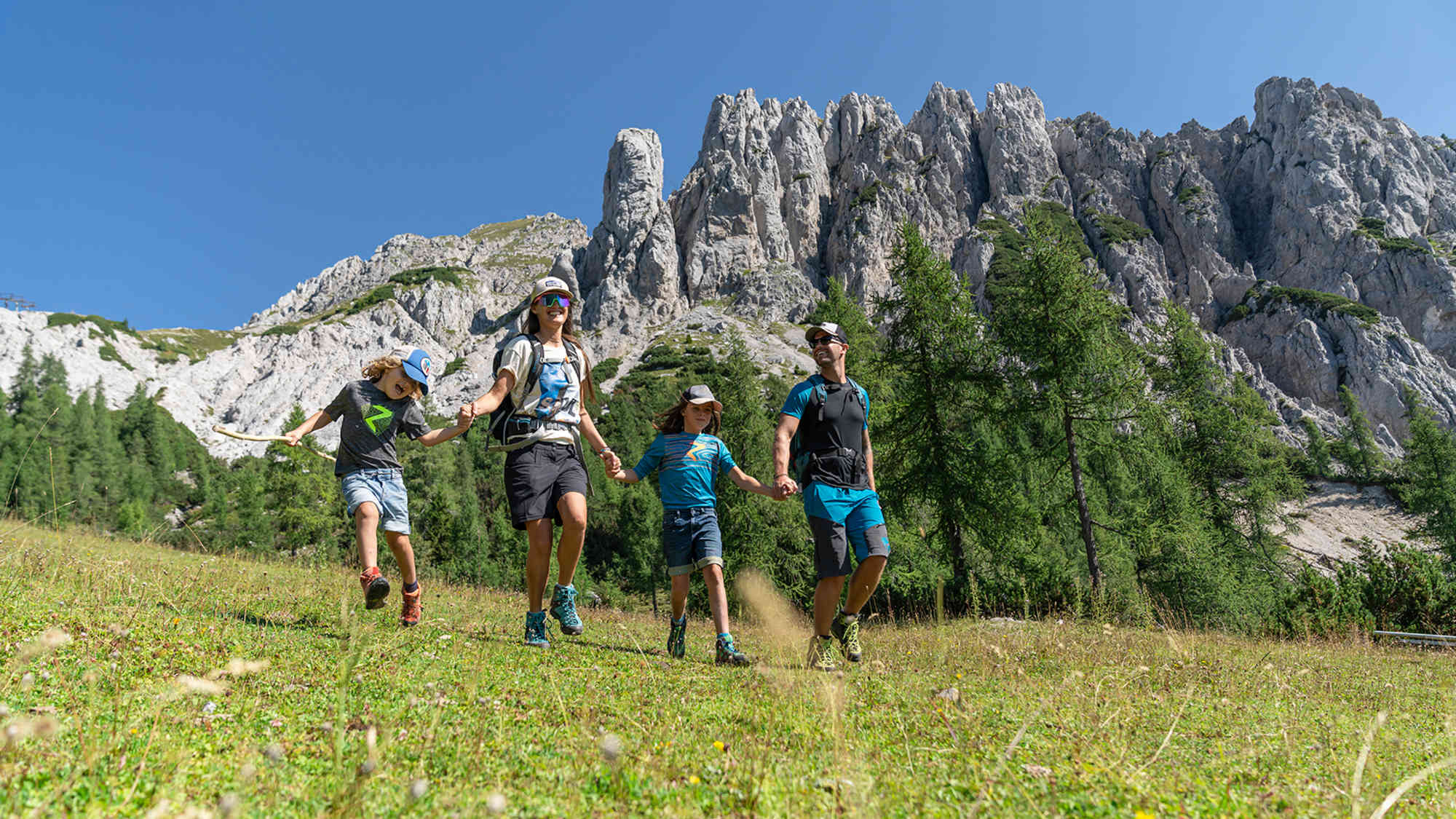 Familienwanderung