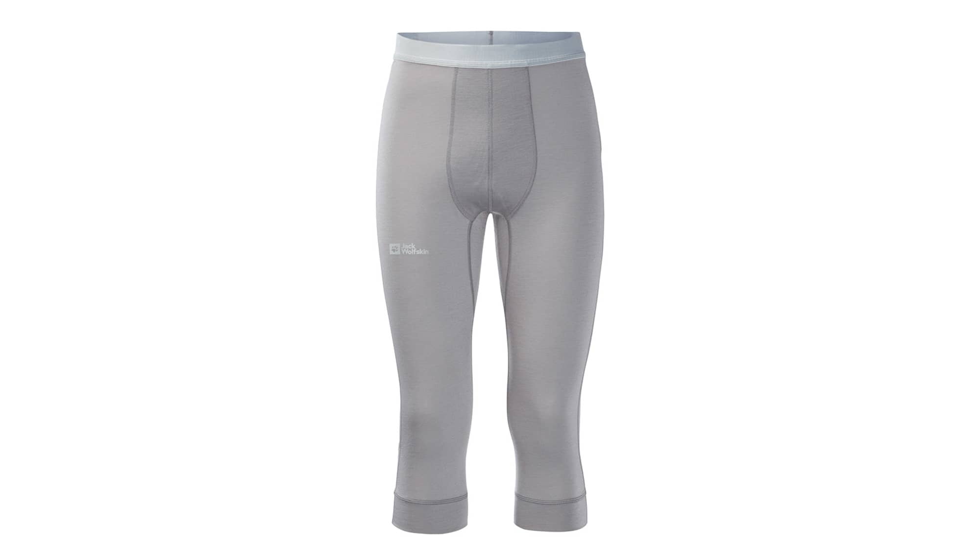 Die Funktionshose gibt es in der Farbe Medium Grey Heather für Damen und Herren.