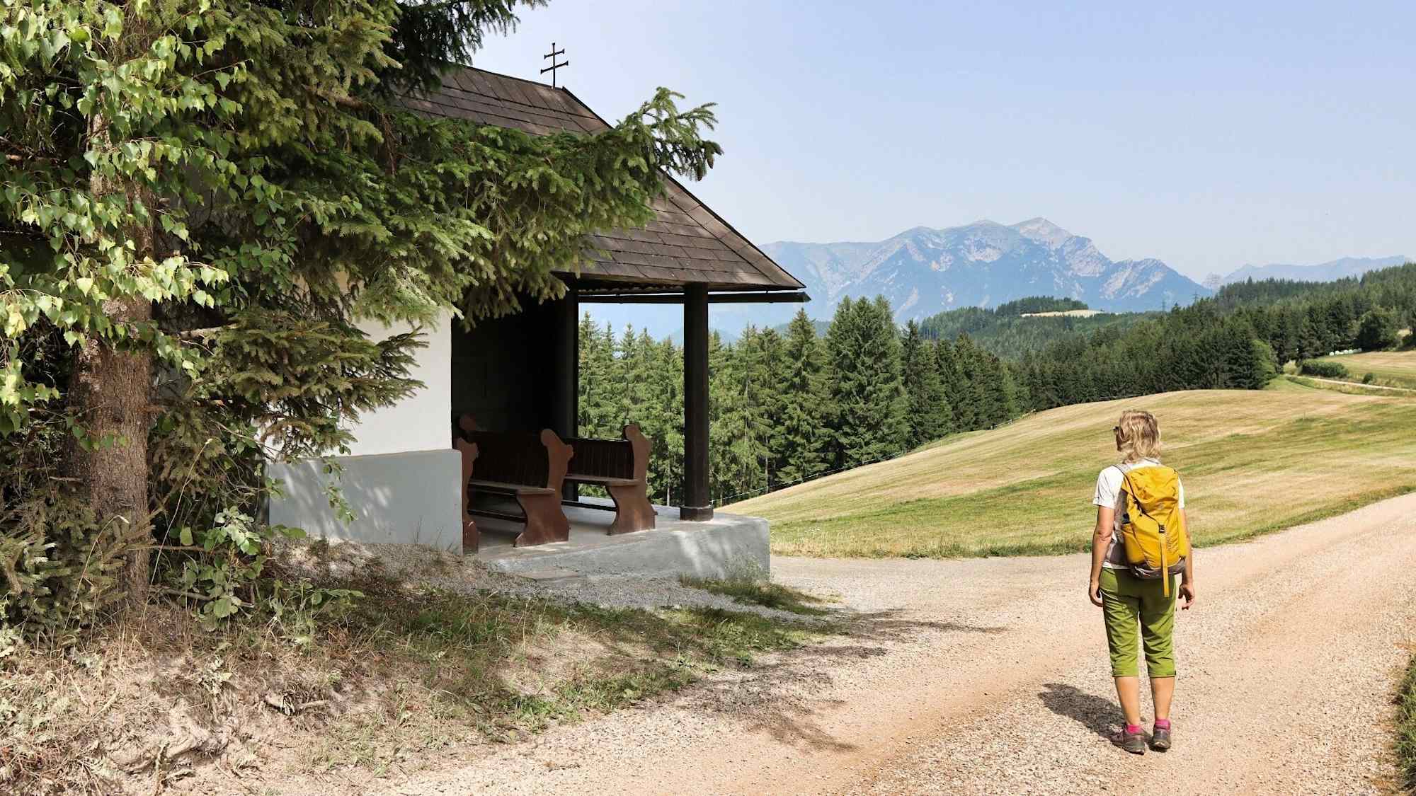 Styrian Iron Trail - Etappe 1 - Kapelle am Weg