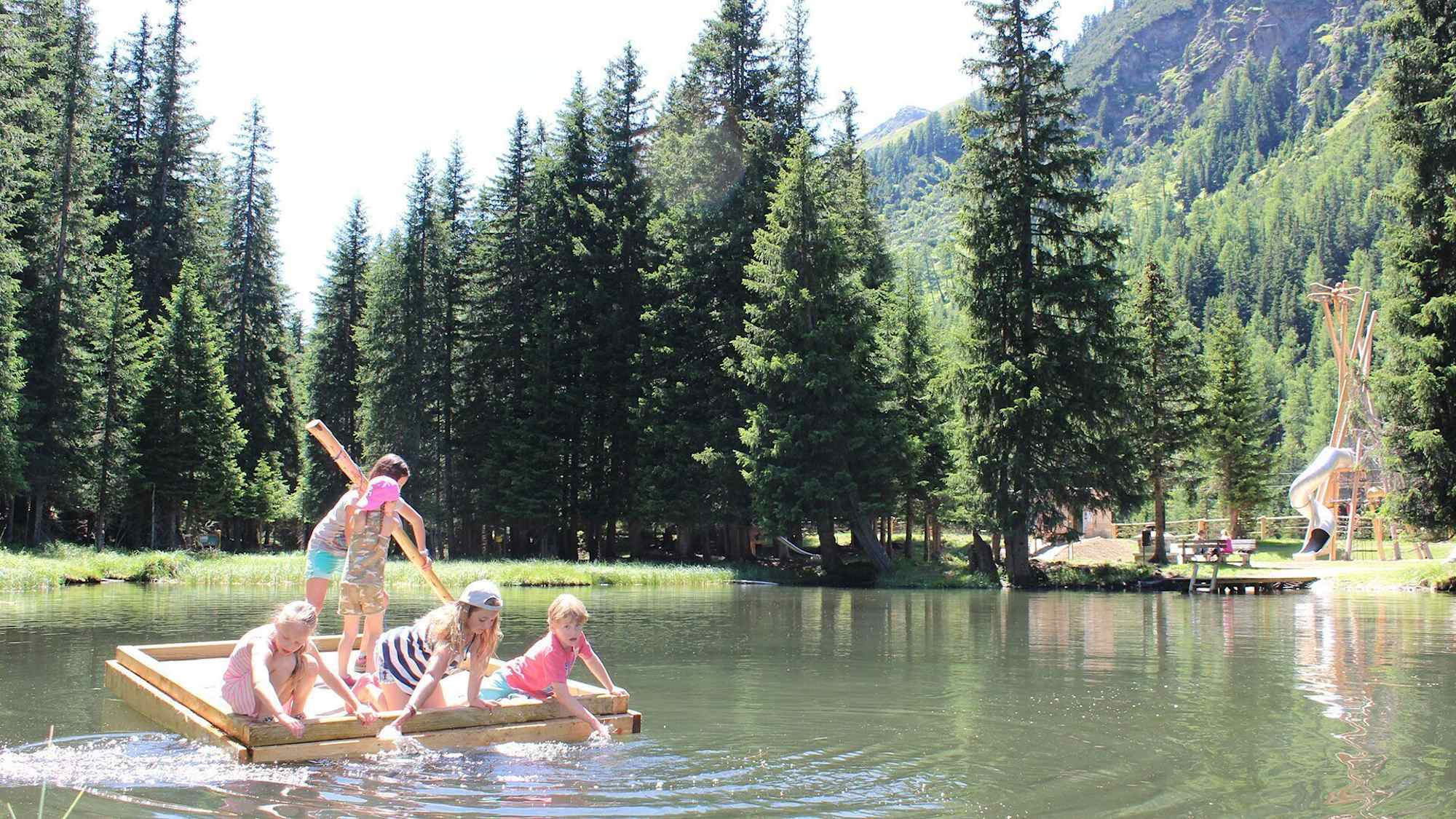 Familienwanderung "Adventure Stage" Schwarzwassersee - Pardatscher See