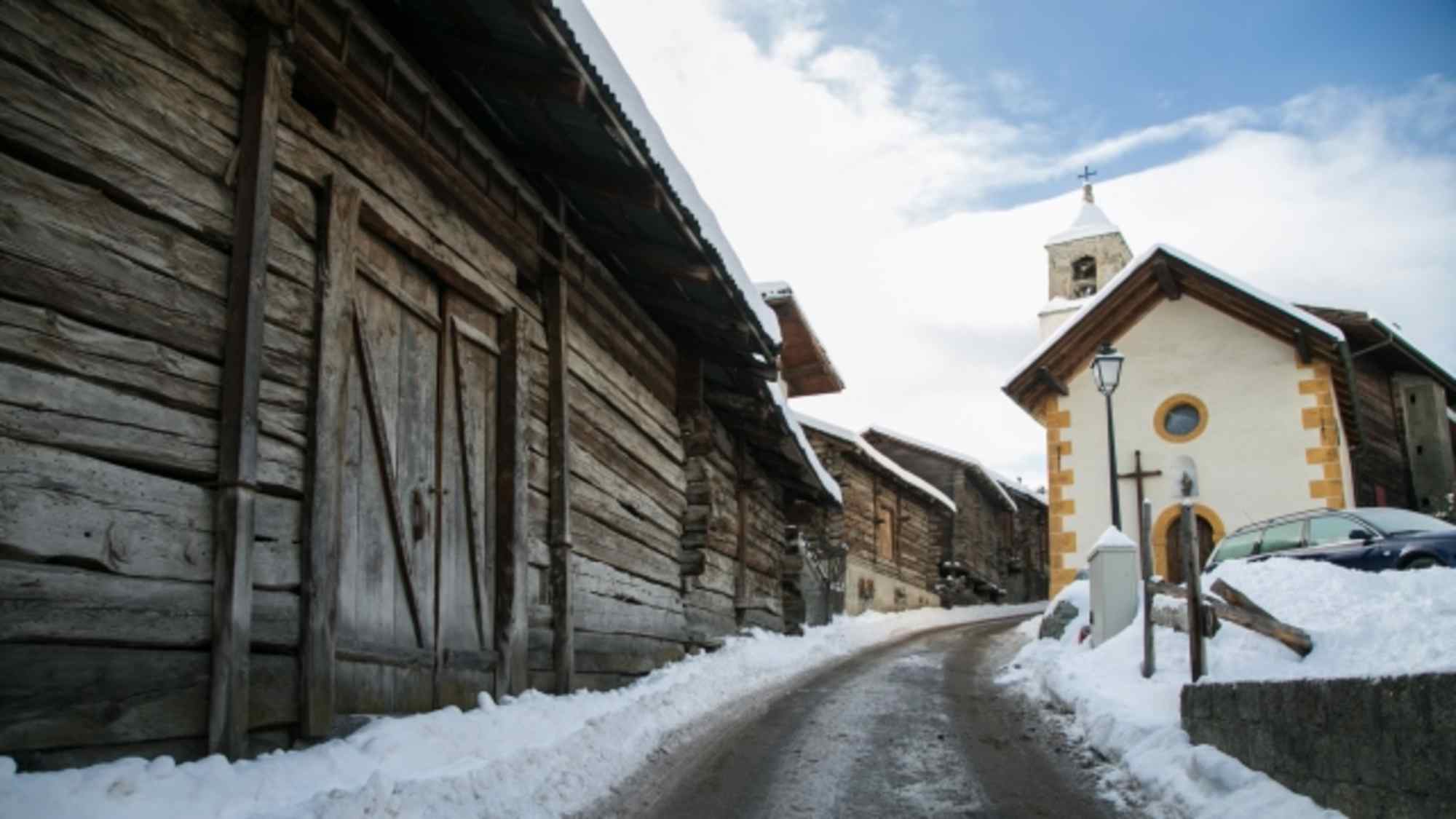 Das alte Dorf von Nendaz