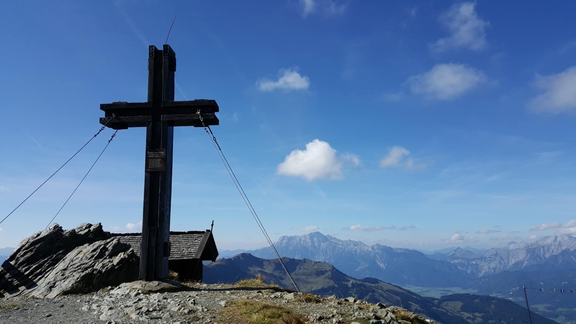 Gipfelkreuz am Hundstein