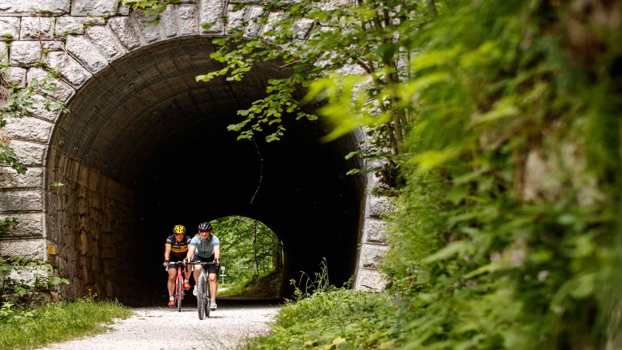 Auch mit dem Gravel-Bike geht's durch das Koppental.
