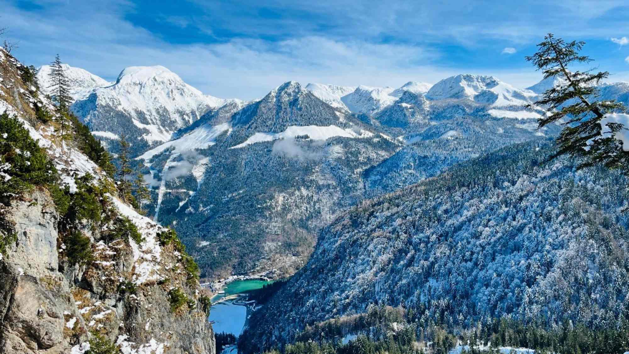 Aussicht von der Grünsteinhütte