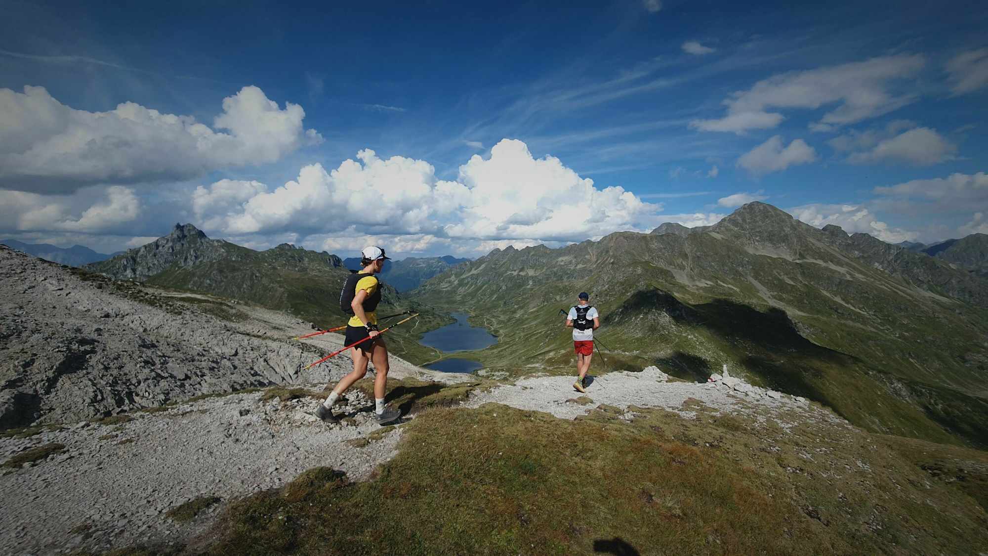 Etappe 2 der Lungauer Tauern Krone - Blick hinunter auf die Giglachseen.