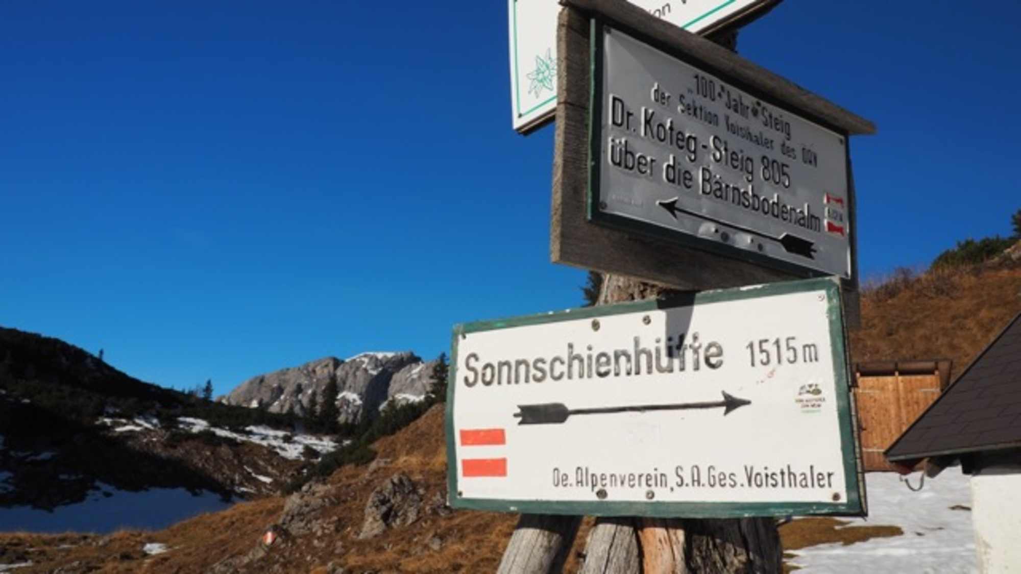 Weg zur Sonnschienalm