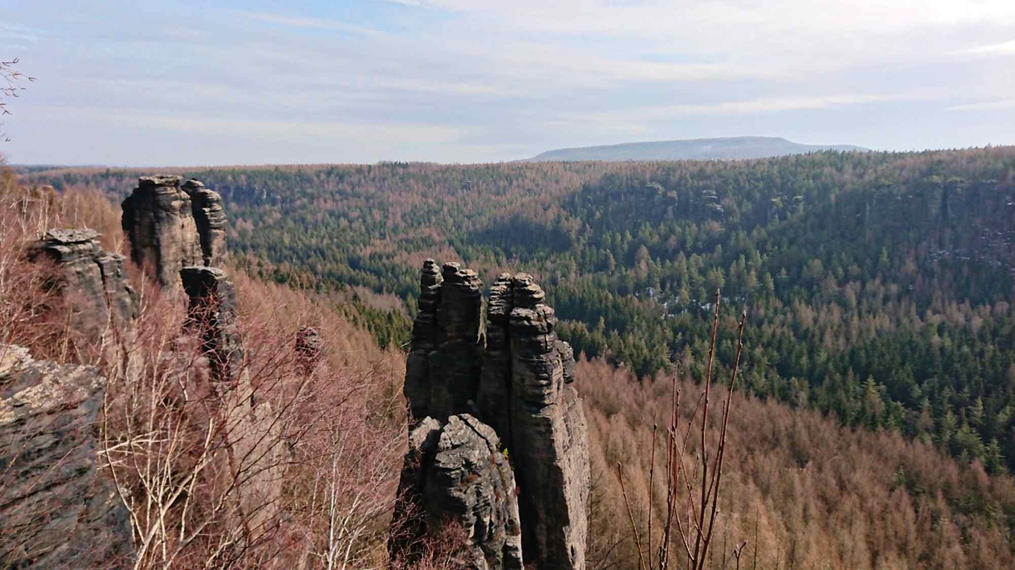 Aussicht von Grenzplatte