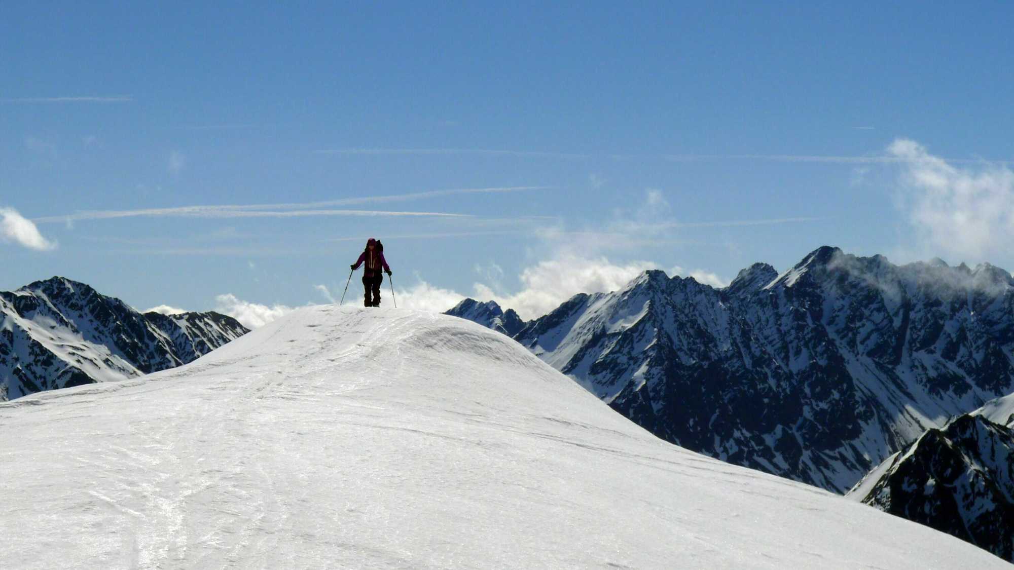 Weitblicke auf die Sellrainer Berge