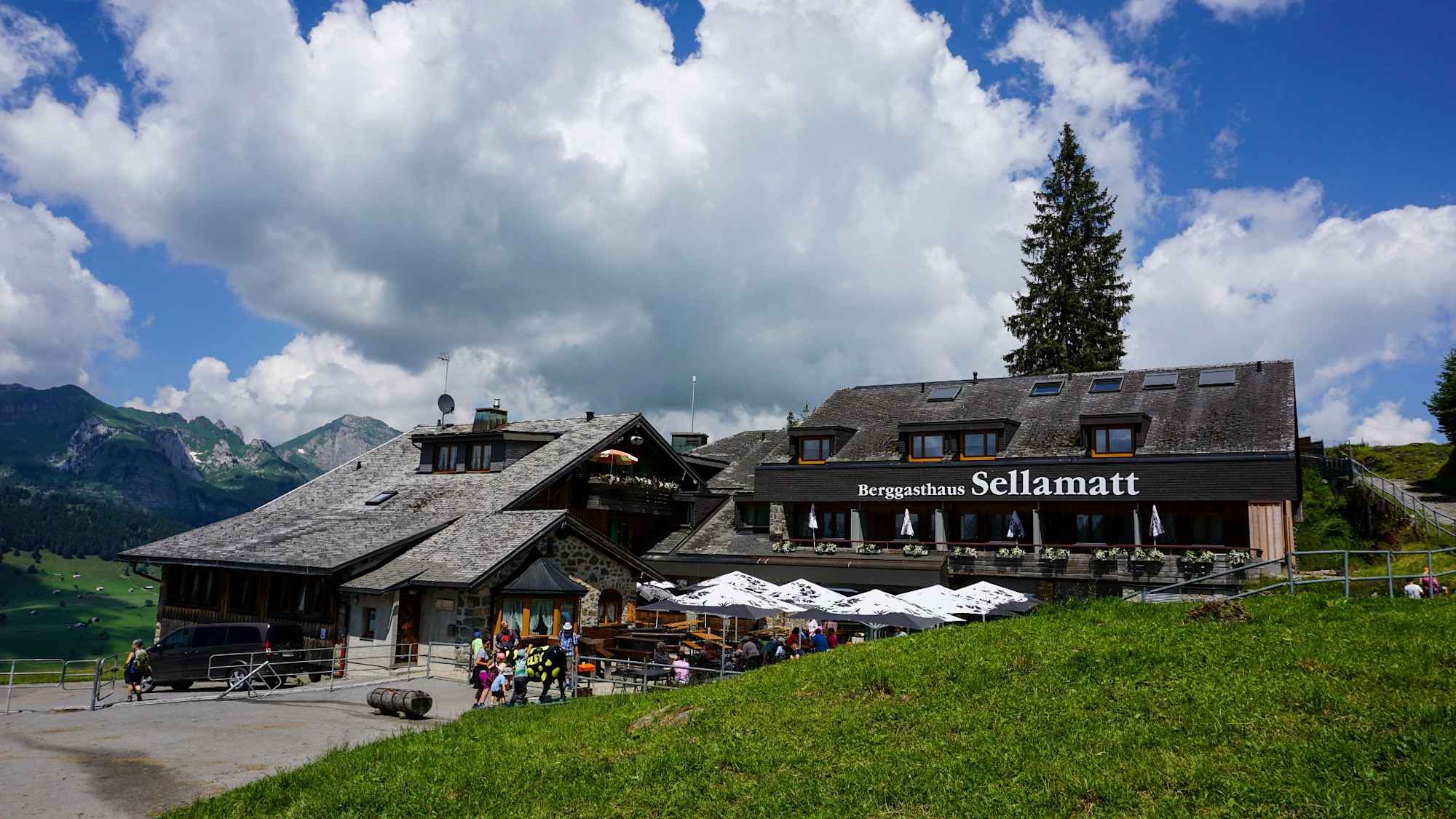 Toggenburger Höhenweg Etappe 1 Berggasthaus Sellamatt