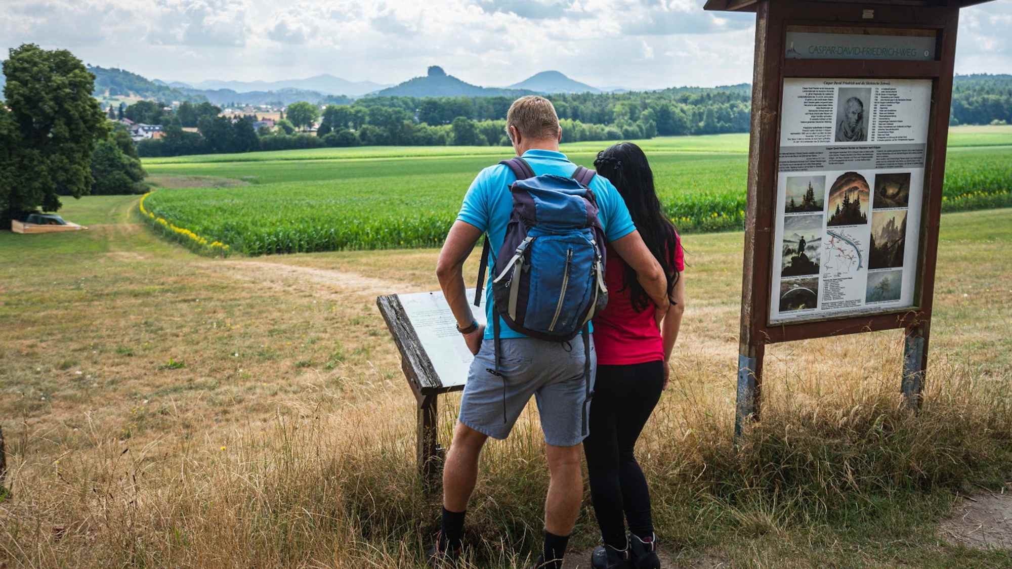 Infotafel am Wolfsberg
