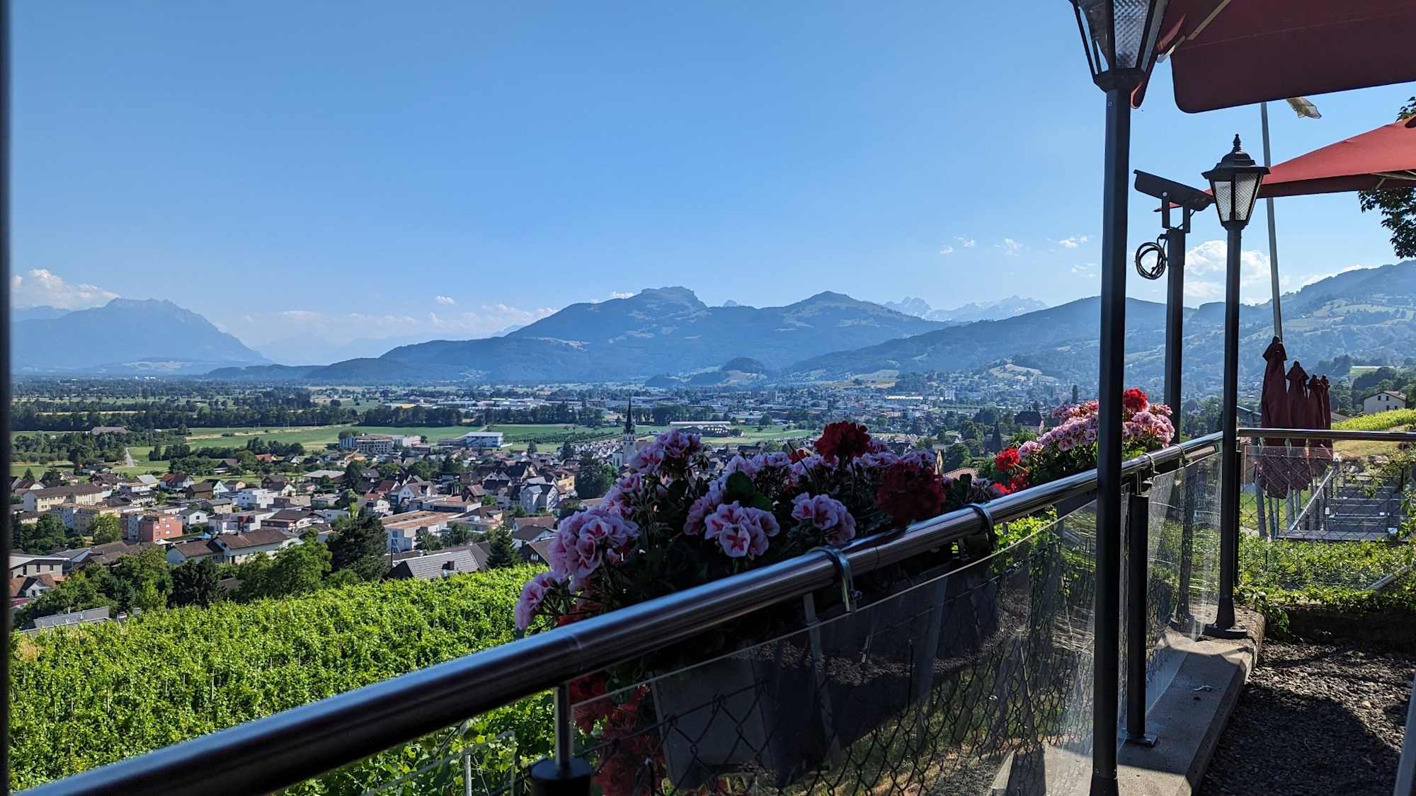 Kulinarische Wanderung Aussicht