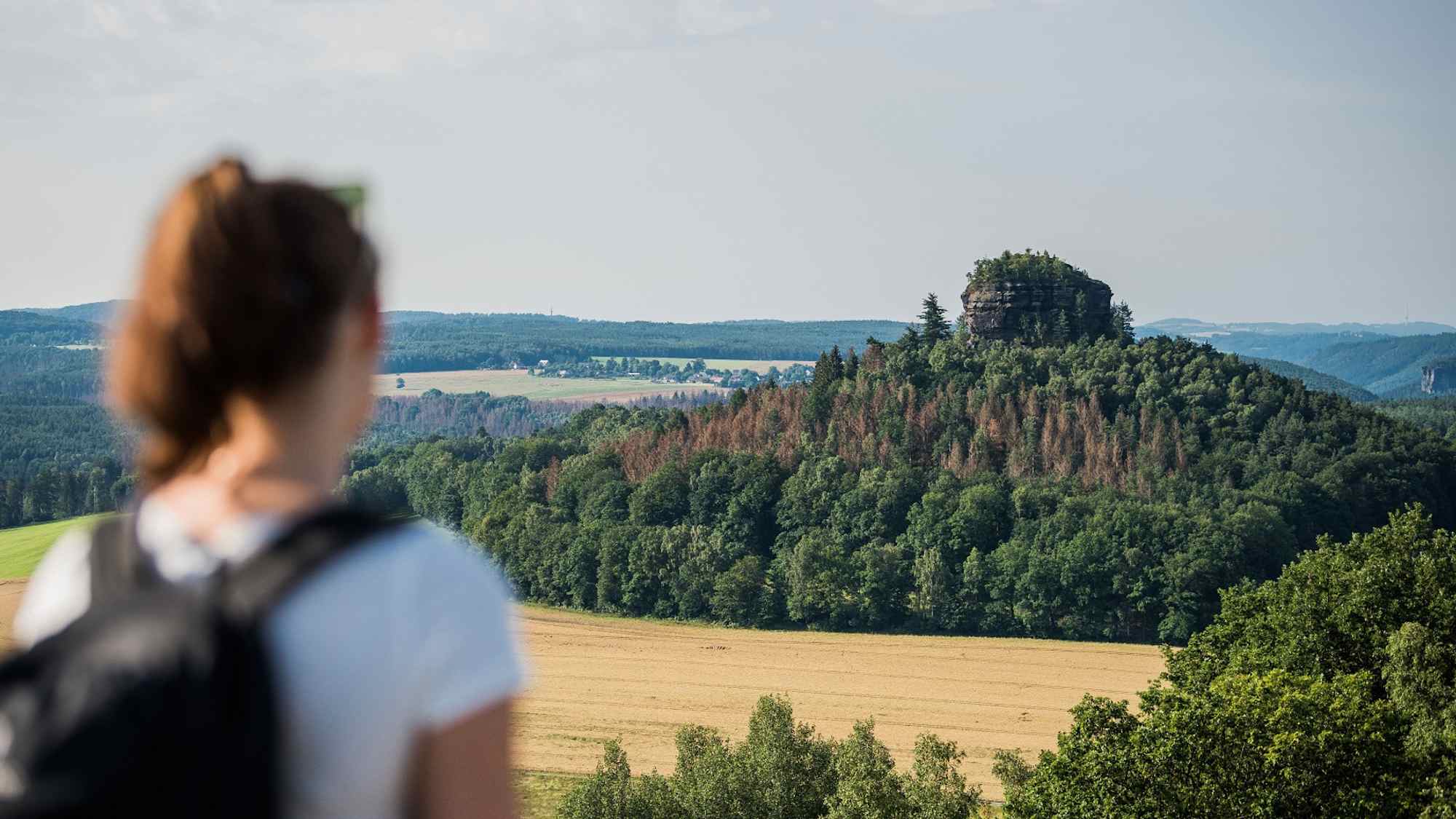 Blick von der Kaiserkrone zum Zirkelstein