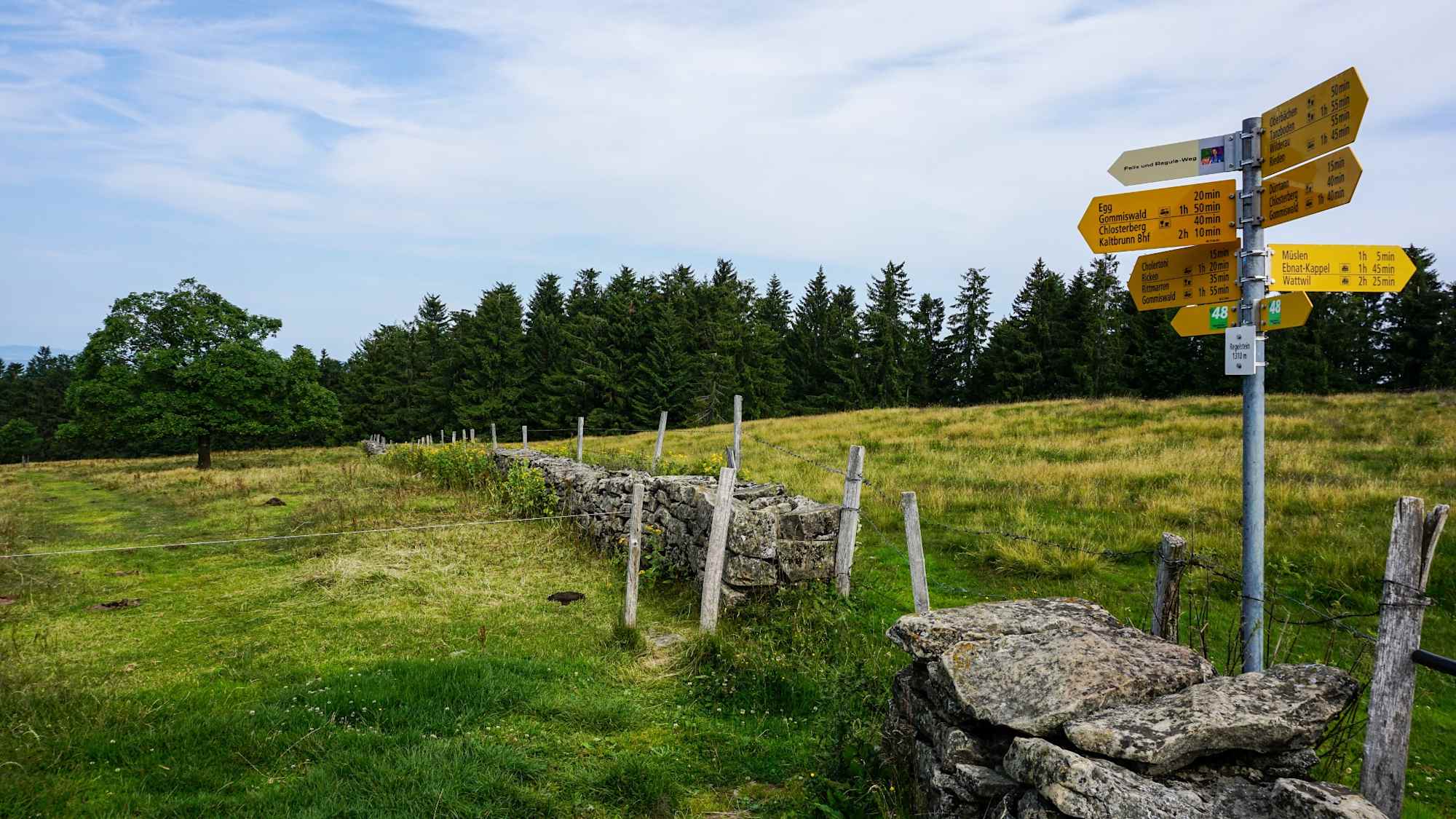 Toggenburger Höhenweg Etappe 4 Regelstein