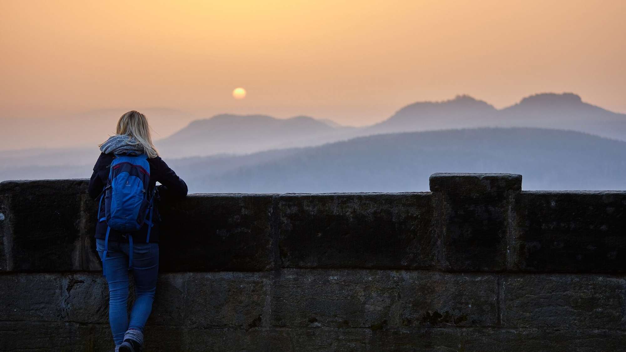 Ausblick von der Festung Königstein