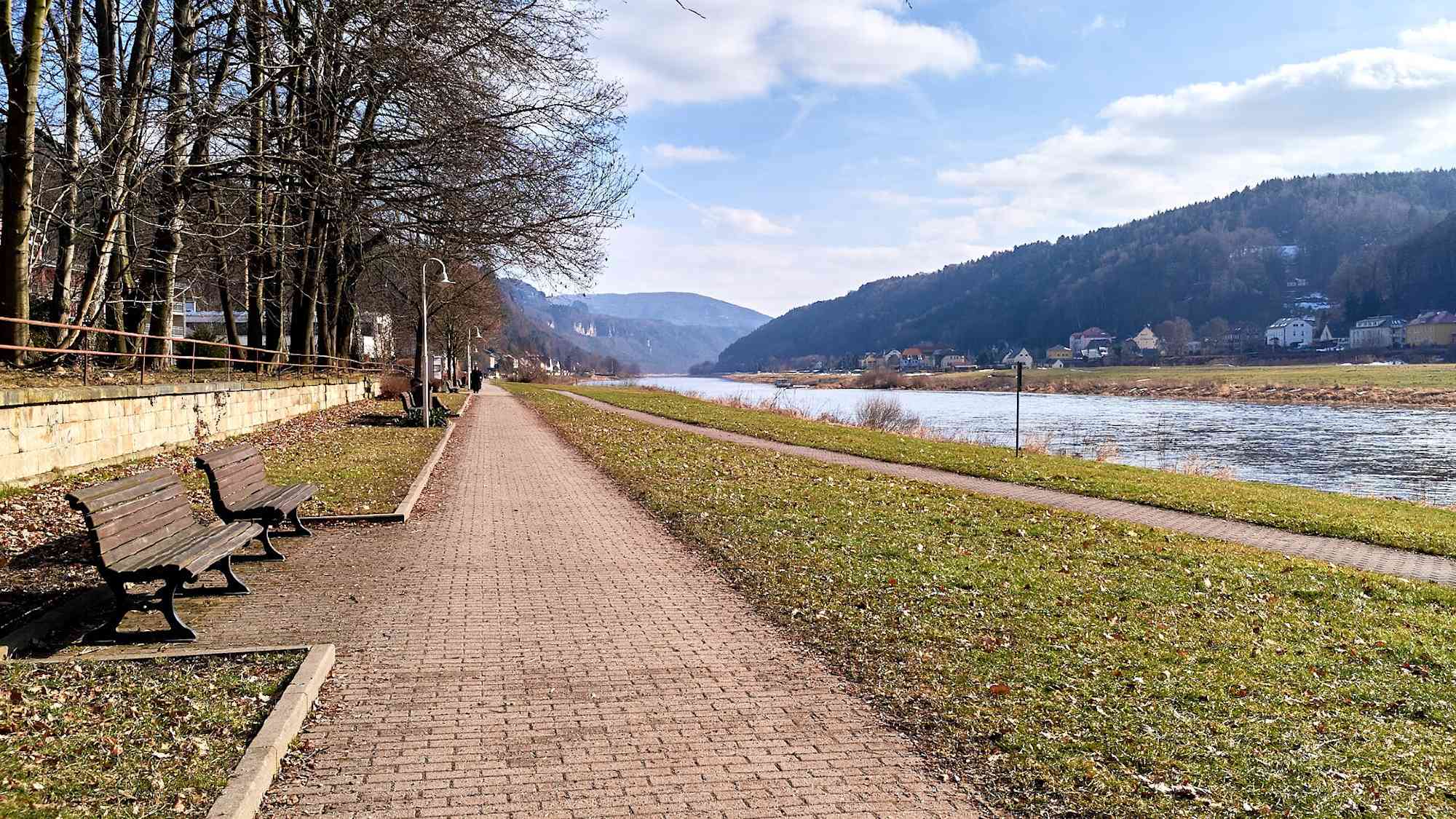 Elbtal in Bad Schandau