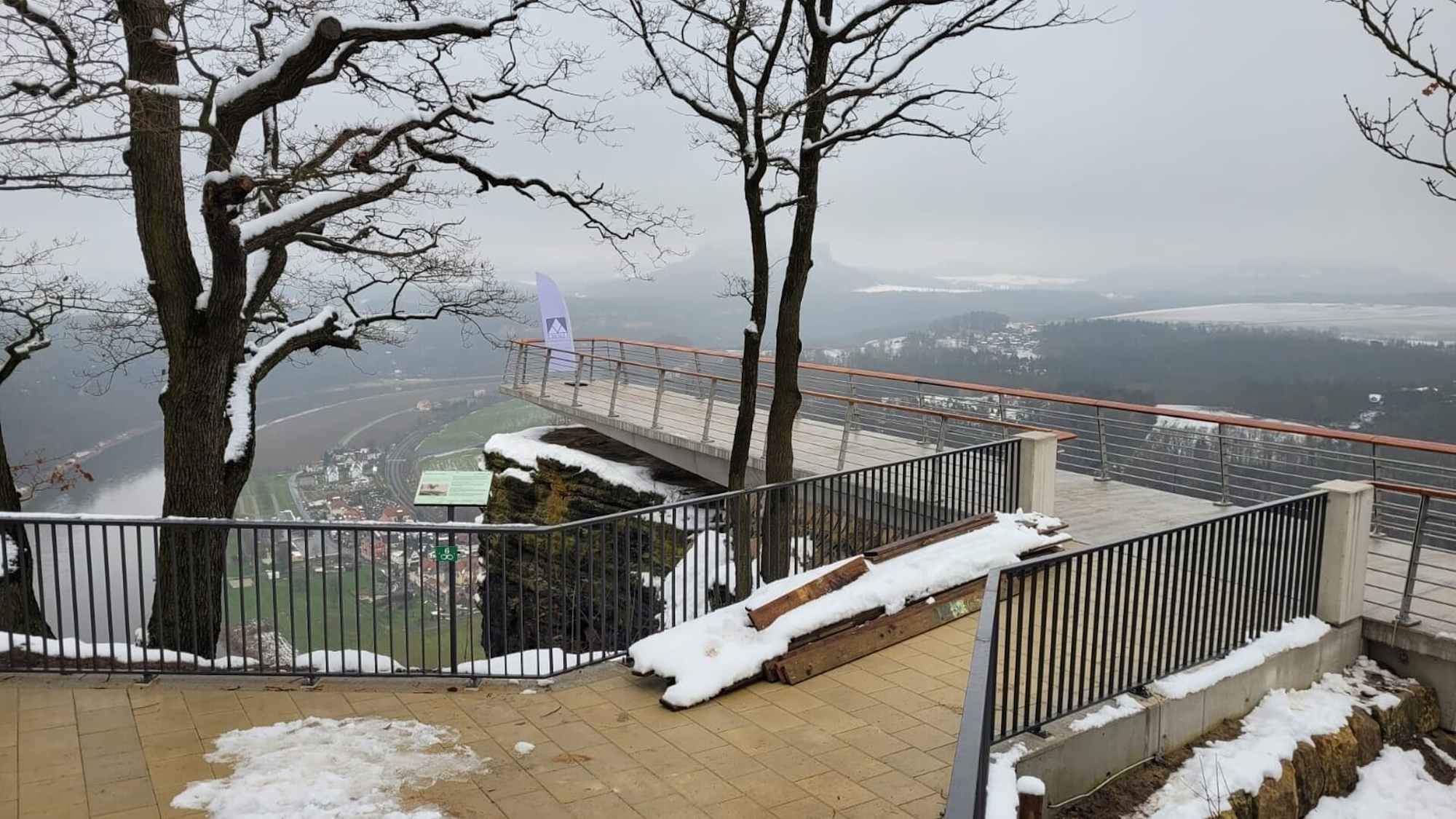 Aussichtsplattform an der Bastei