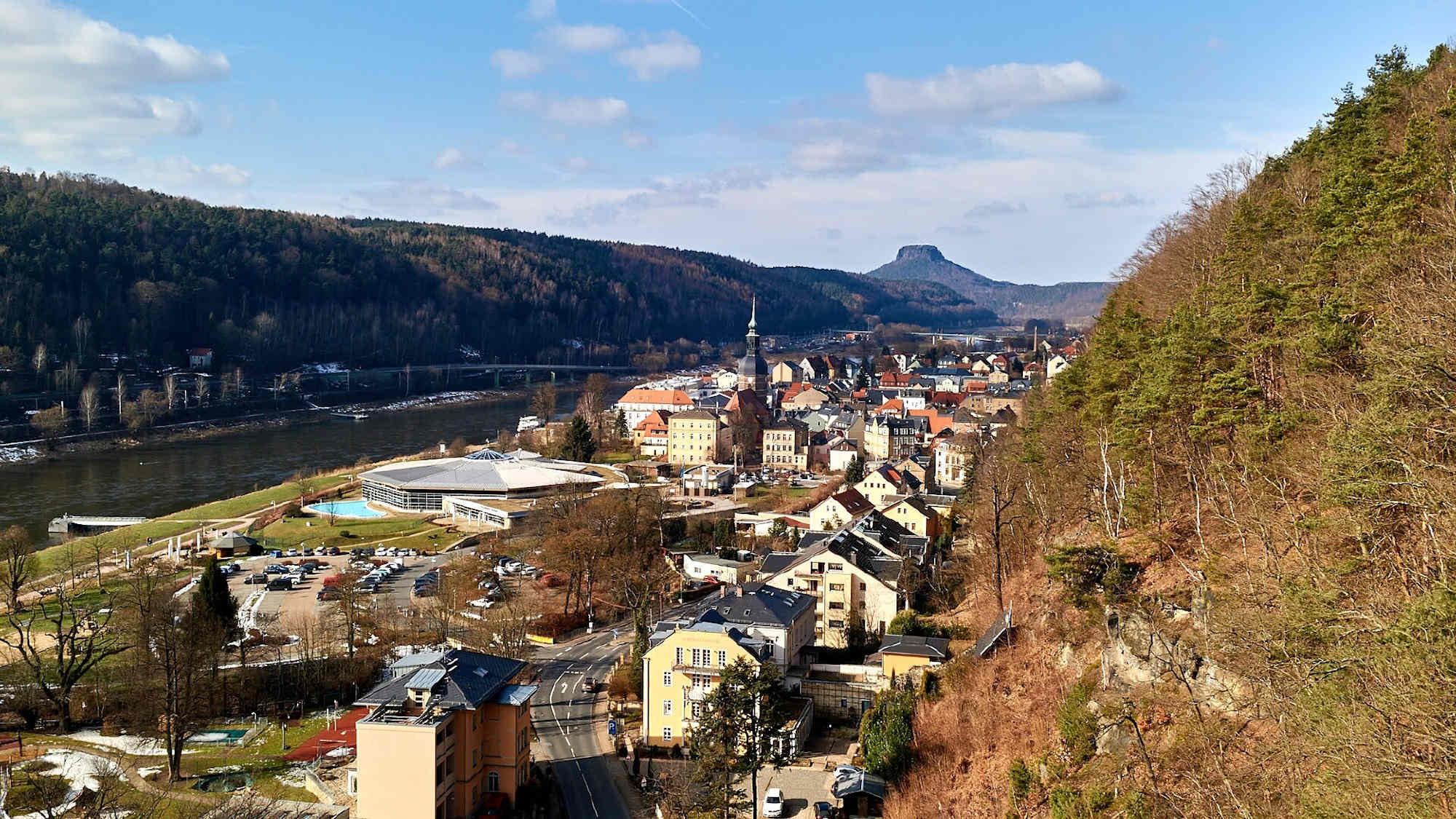 Blick auf Bad Schandau