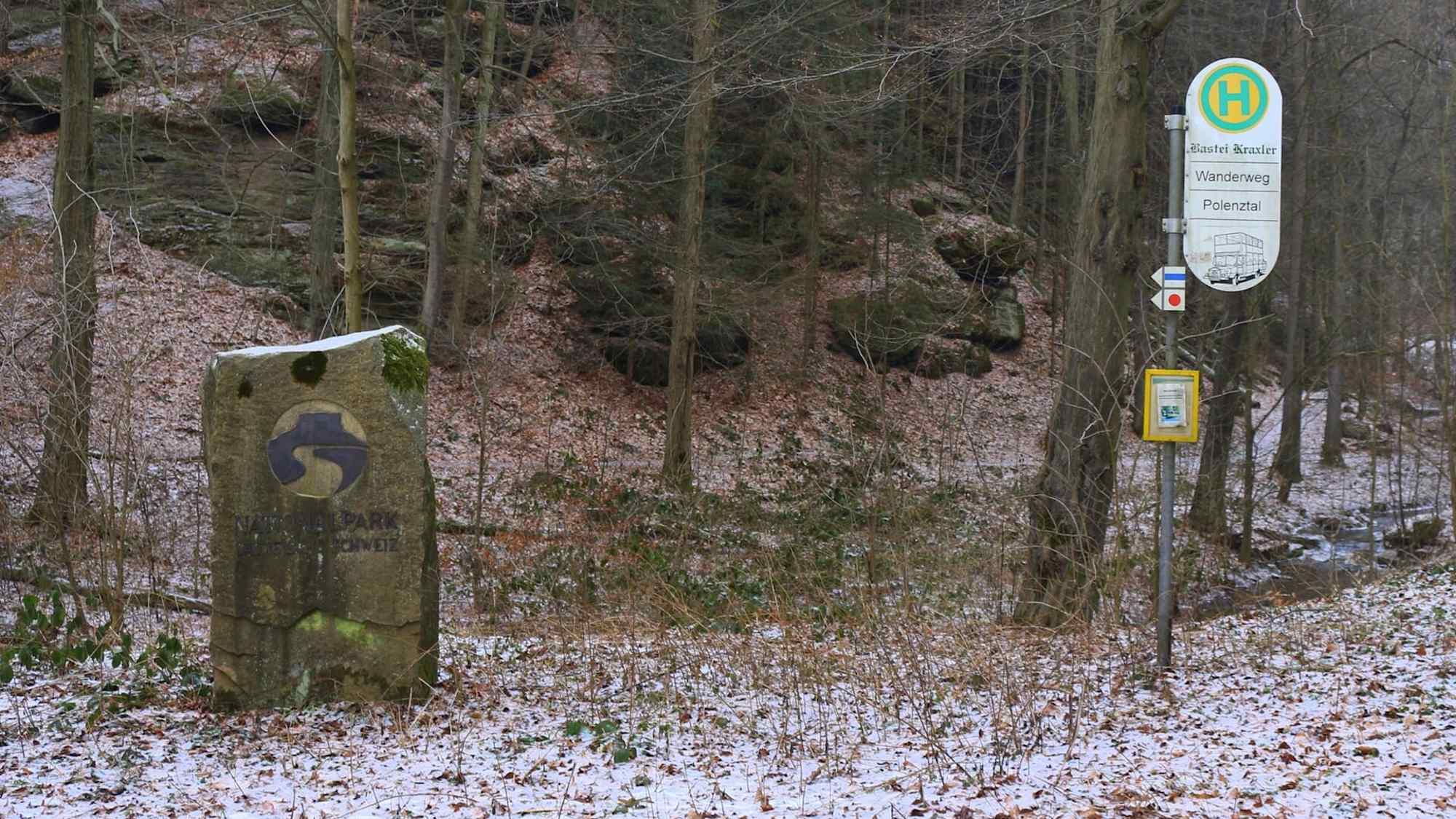 Eingang ins Polenztal