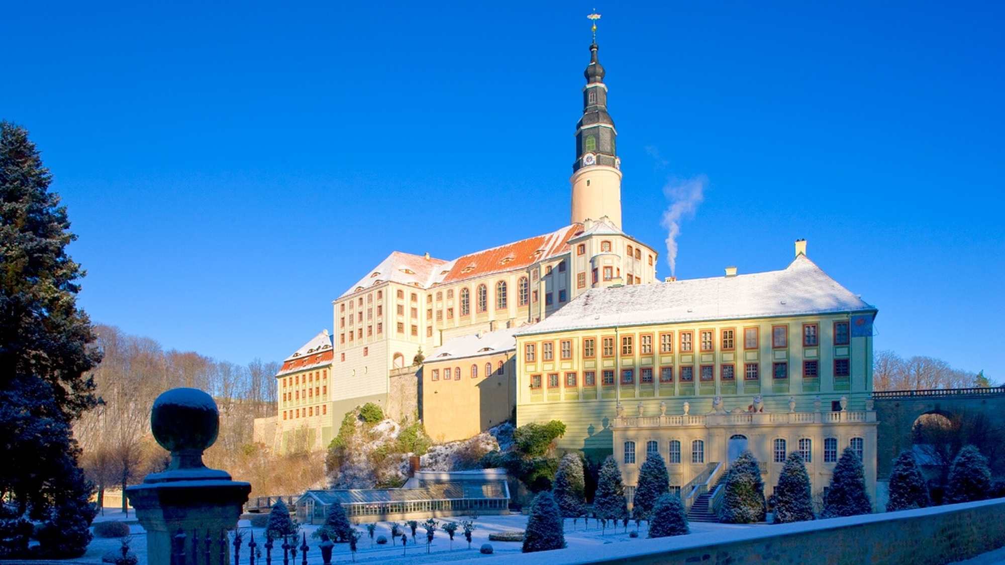 Schloss Weesenstein im Winter